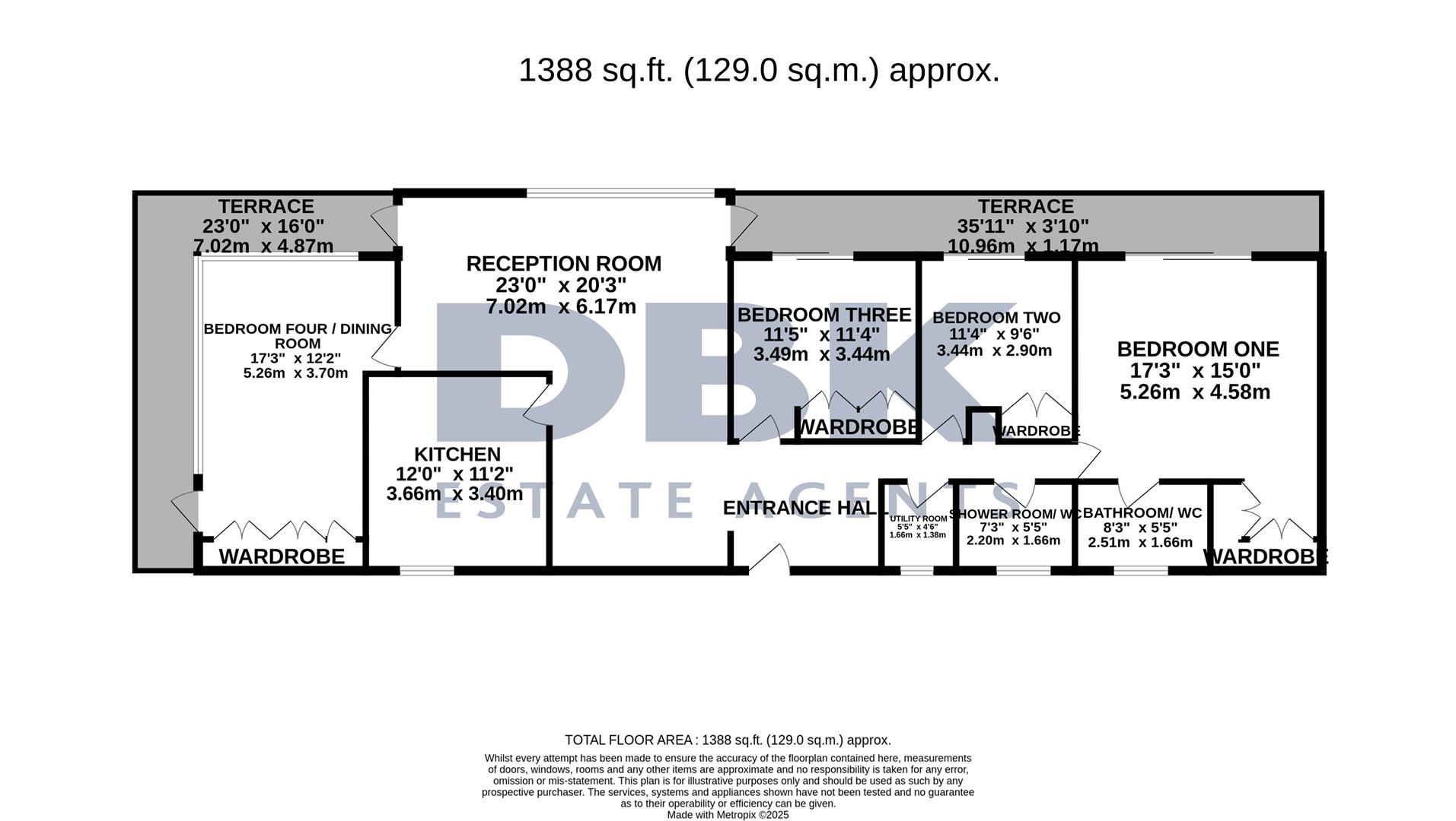 Flat 43 Westbourne House, Wheatlands, Heston floorplan