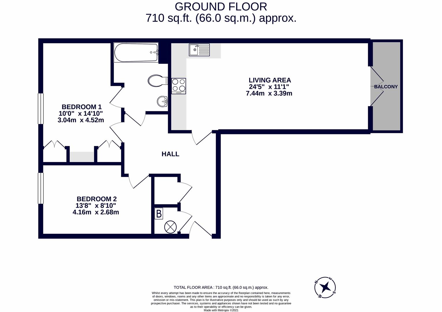 Cochrane House, Truesdales, Ickenham UB10, 2 bedroom flat for sale