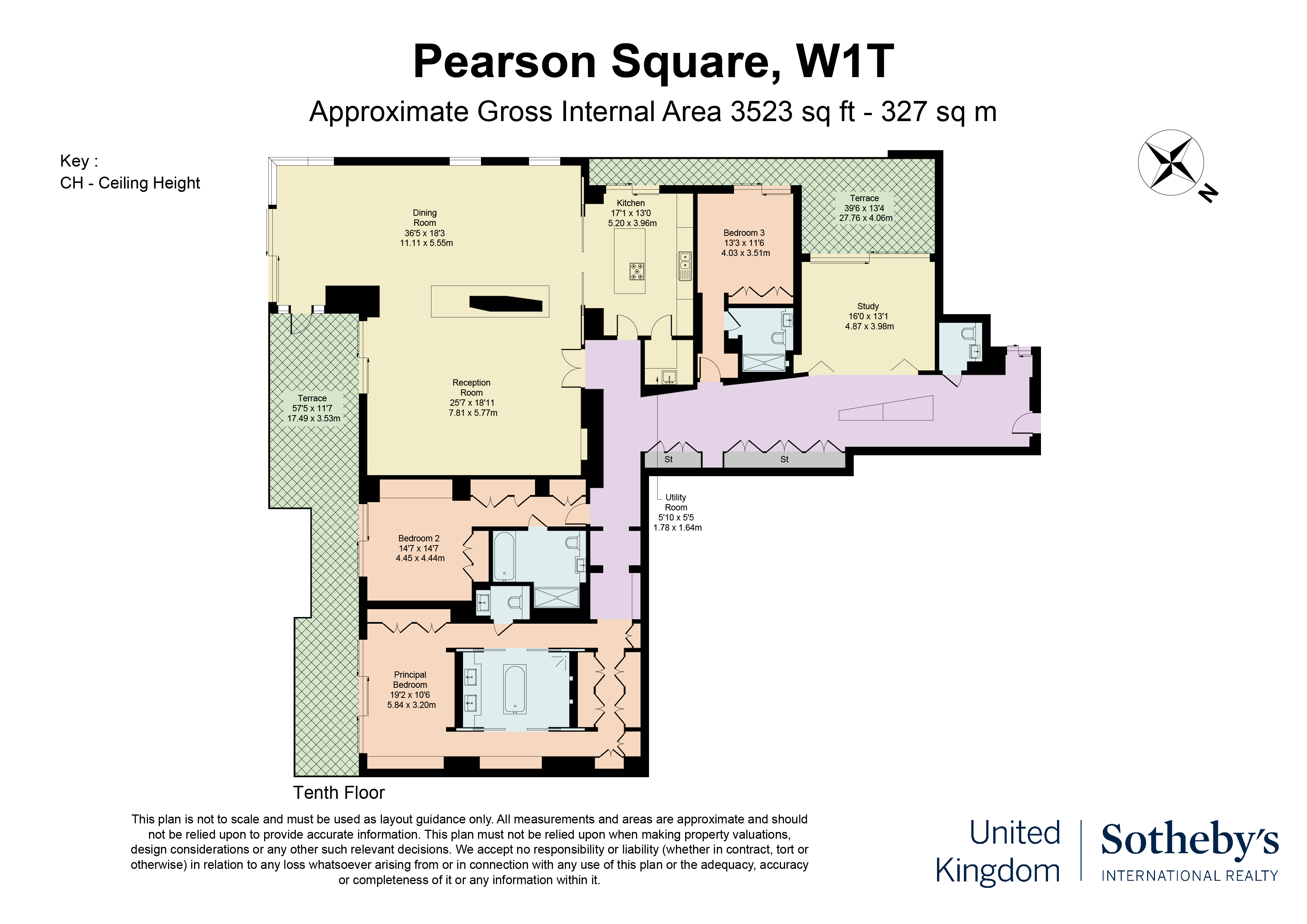 Pearson, Pearson Square, London floorplan