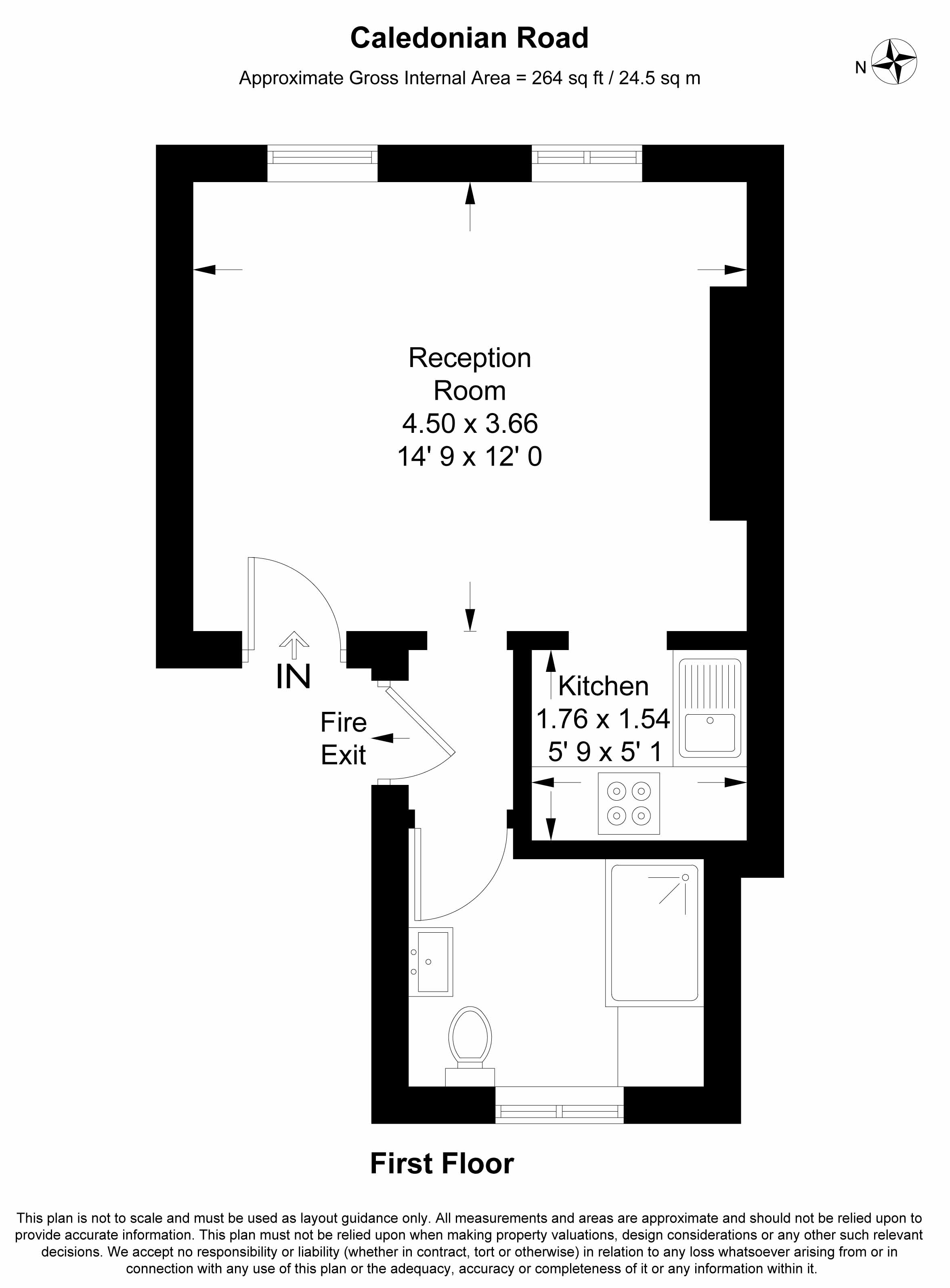 Caledonian Road, London floorplan