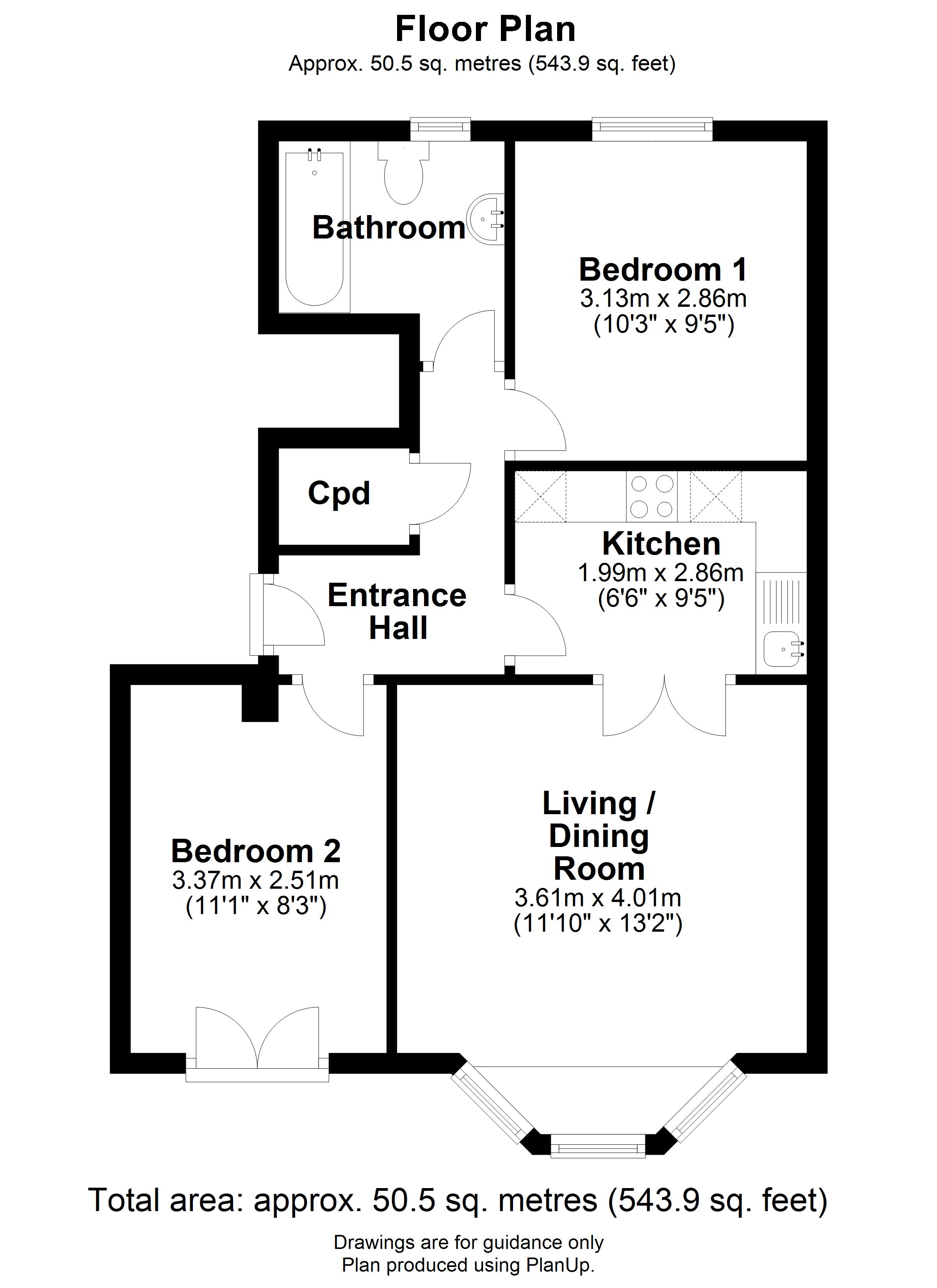 55, St. Matthews Gardens, Cambridge floorplan
