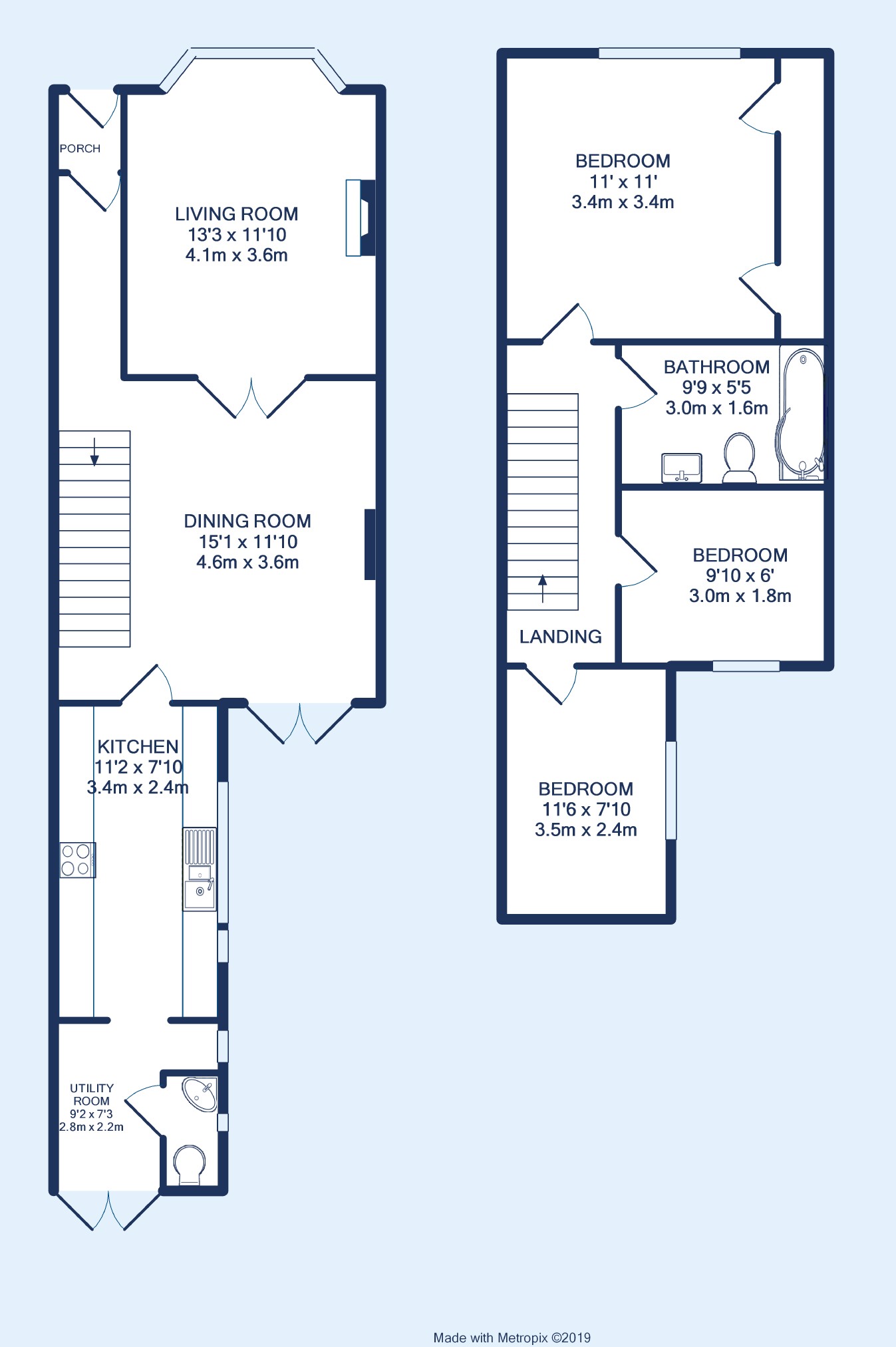 3 Bedrooms Terraced house for sale in Manworthy Road, Brislington, Bristol BS4