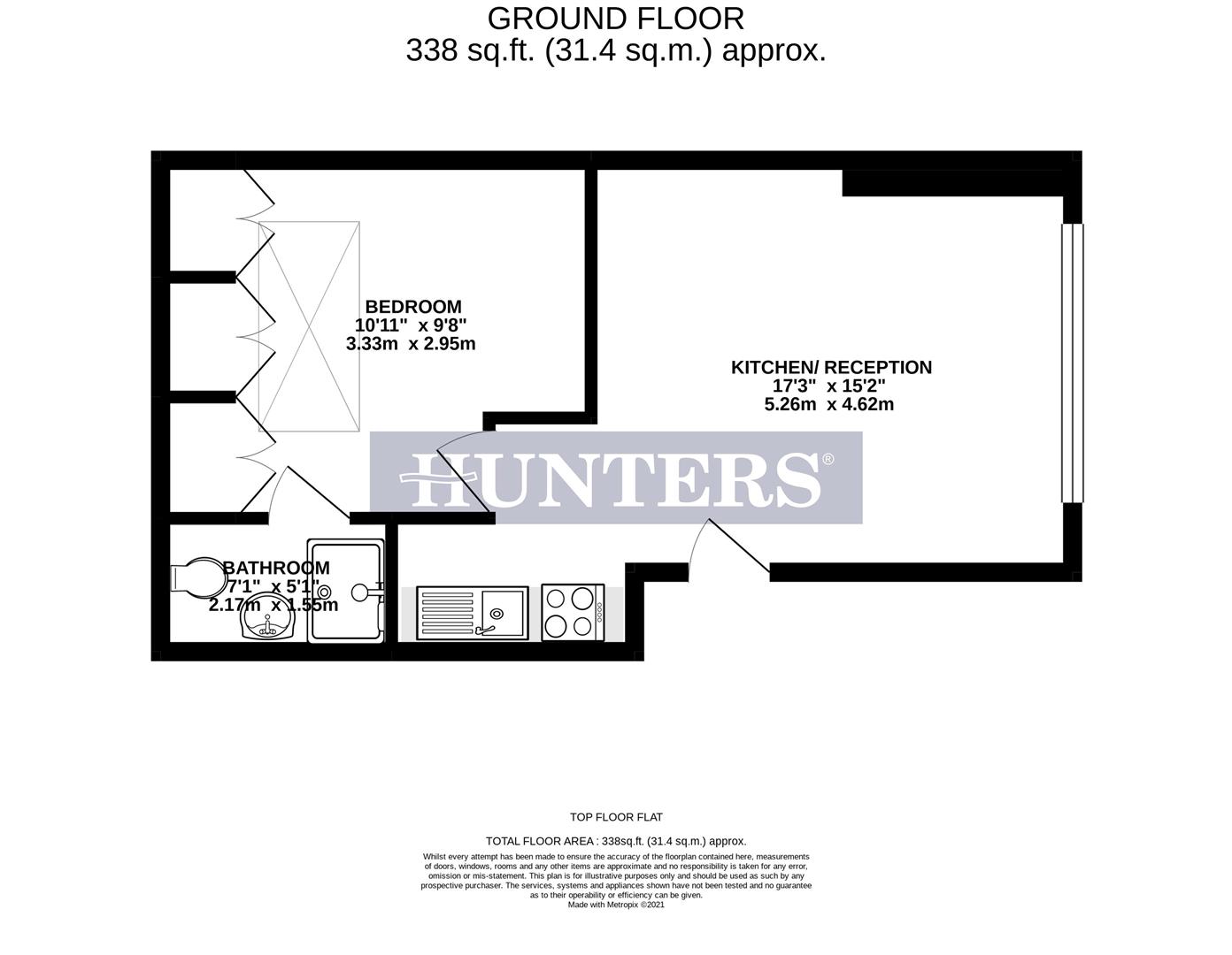 Hilltop Road, London floorplan