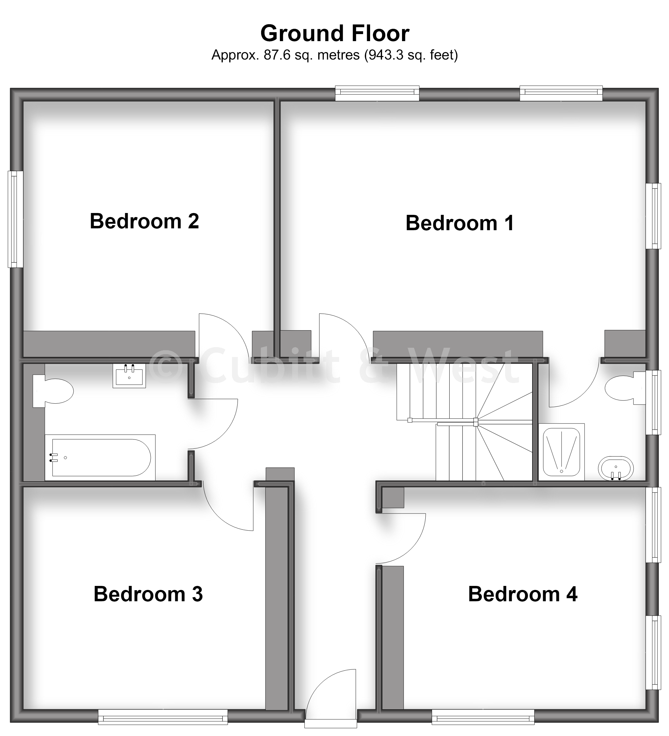 Manor Court, Mill Lane, Lewes floorplan