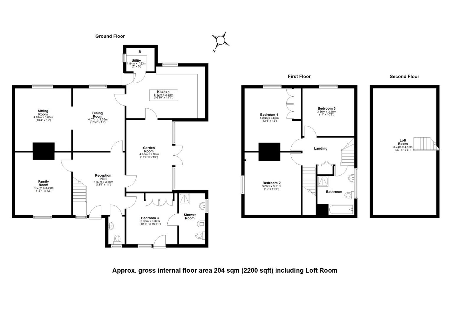 1, Highfield Gate, Fulbourn, Cambridge floorplan