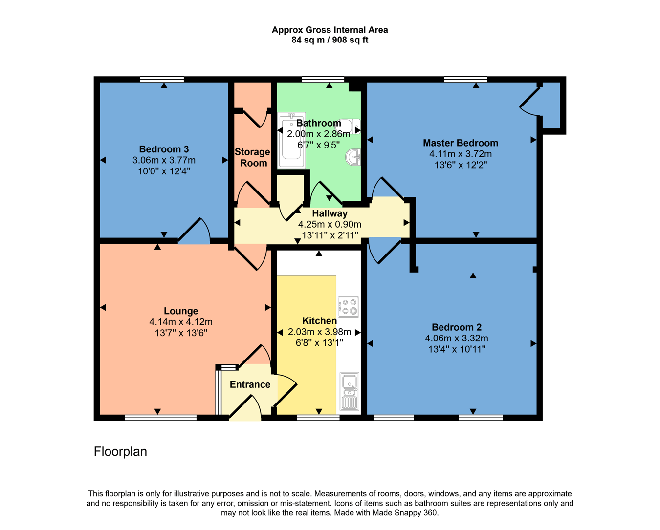10, Lawson Lane, Leven floorplan