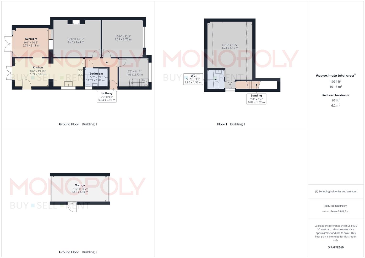 8, Crathie Place, Wrexham floorplan