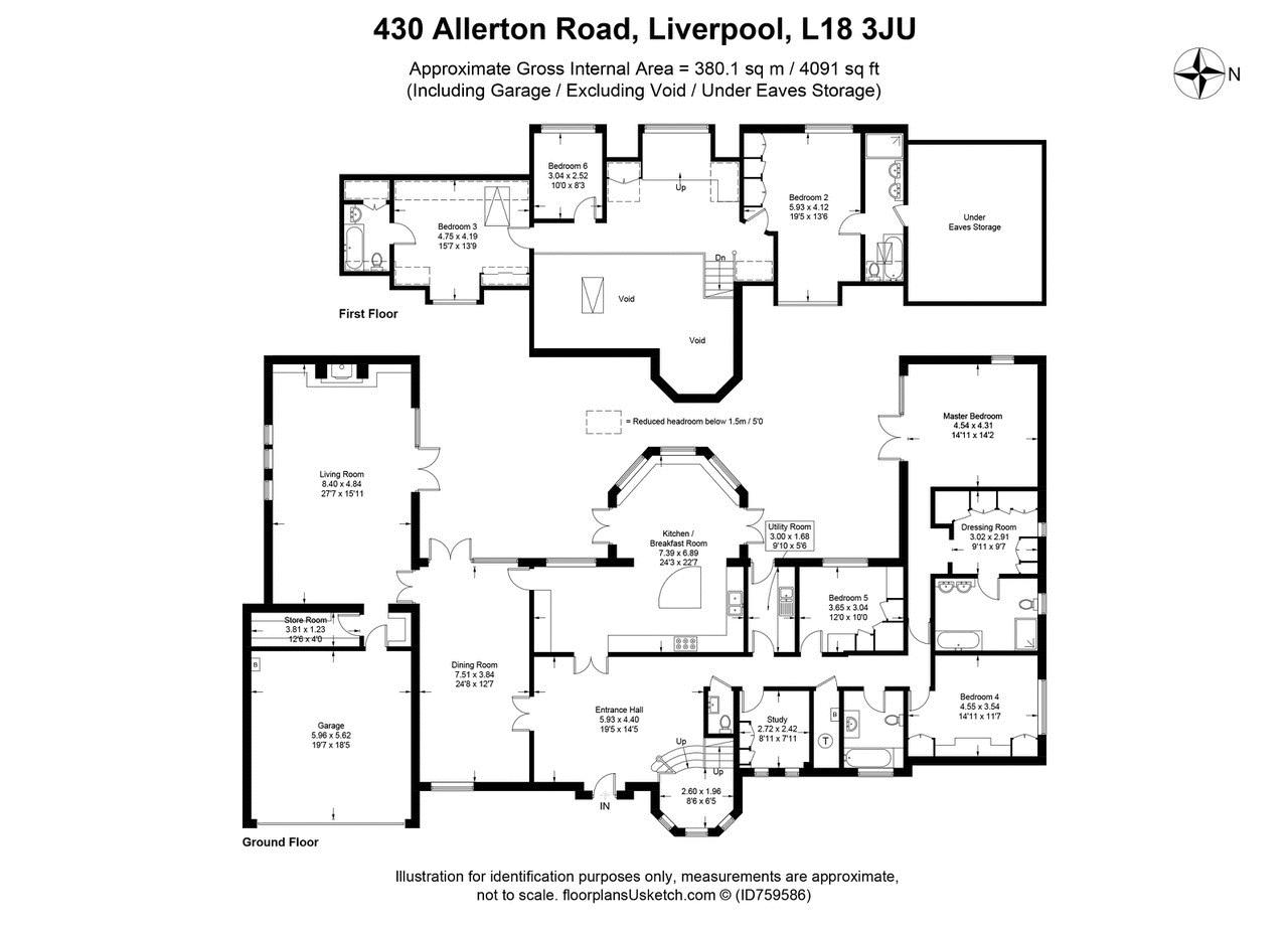 Allerton Road Calderstones Liverpool L18 6 Bedroom Detached House For Sale Primelocation