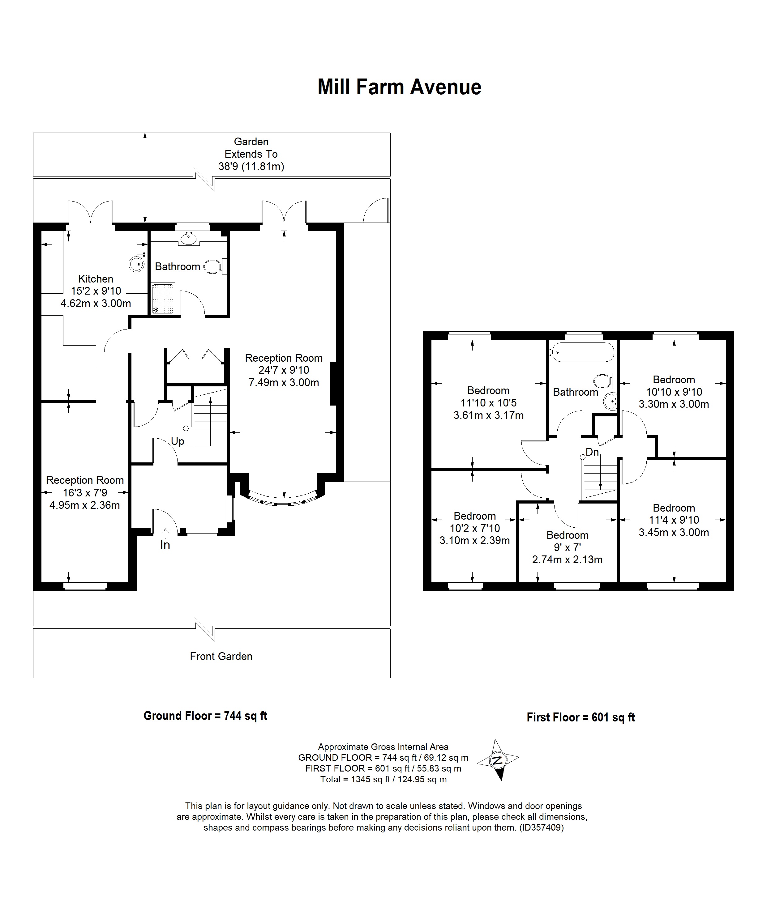 5 Bedrooms End terrace house for sale in Mill Farm Avenue, Sunbury-On-Thames TW16