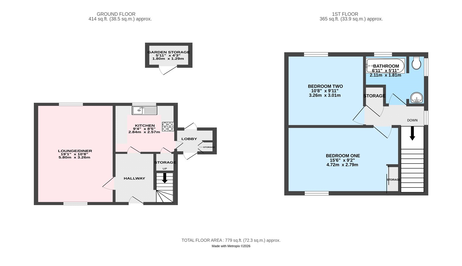 40, Brinsford Road, Wolverhampton floorplan