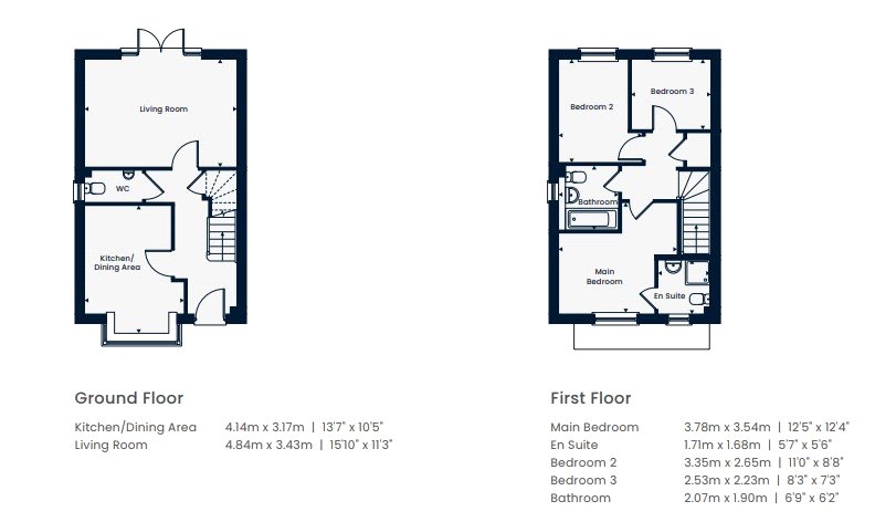 Montgomery Place - Plot 149^, 2, Jersey Close, Shropshire floorplan