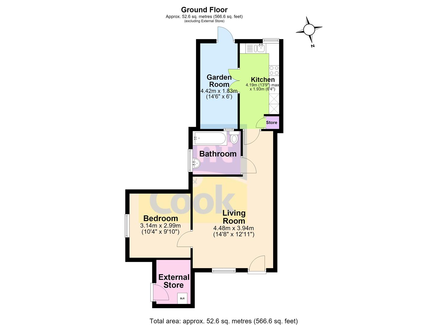 1, Old Stables, Ross-On-Wye floorplan