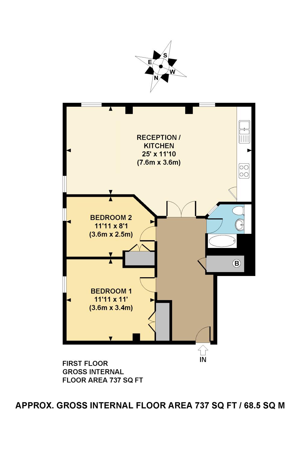 2 Bedrooms Flat to rent in Hanover Place, Bow, London E3