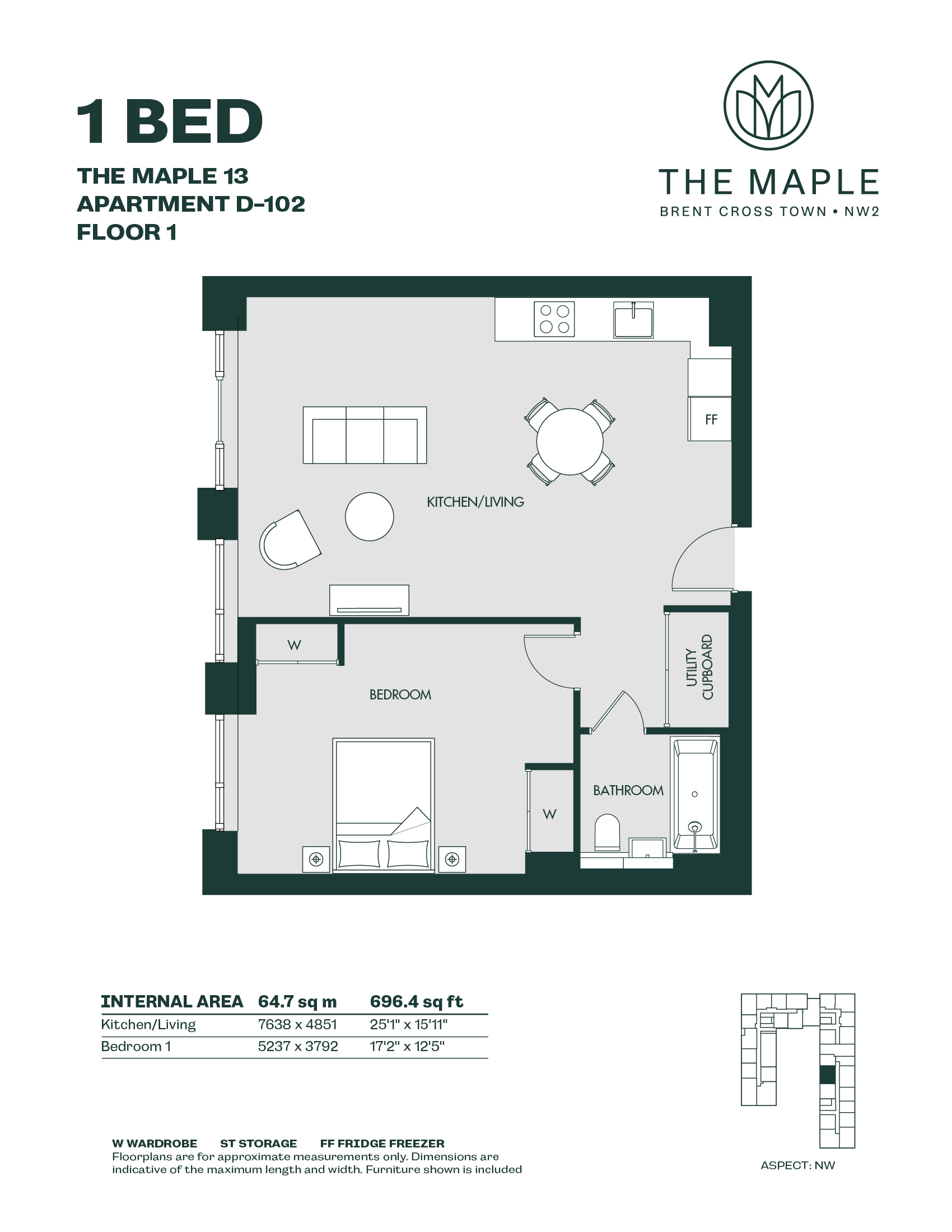 The Maple, 10 Aviator Drive London, London floorplan