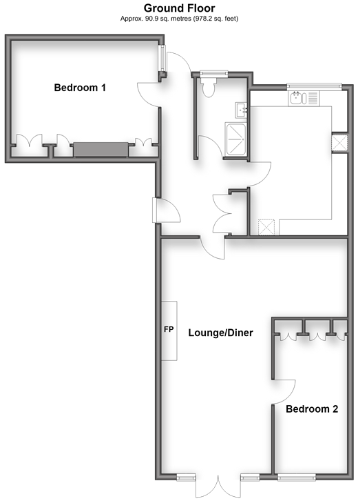 The Marina, Deal floorplan