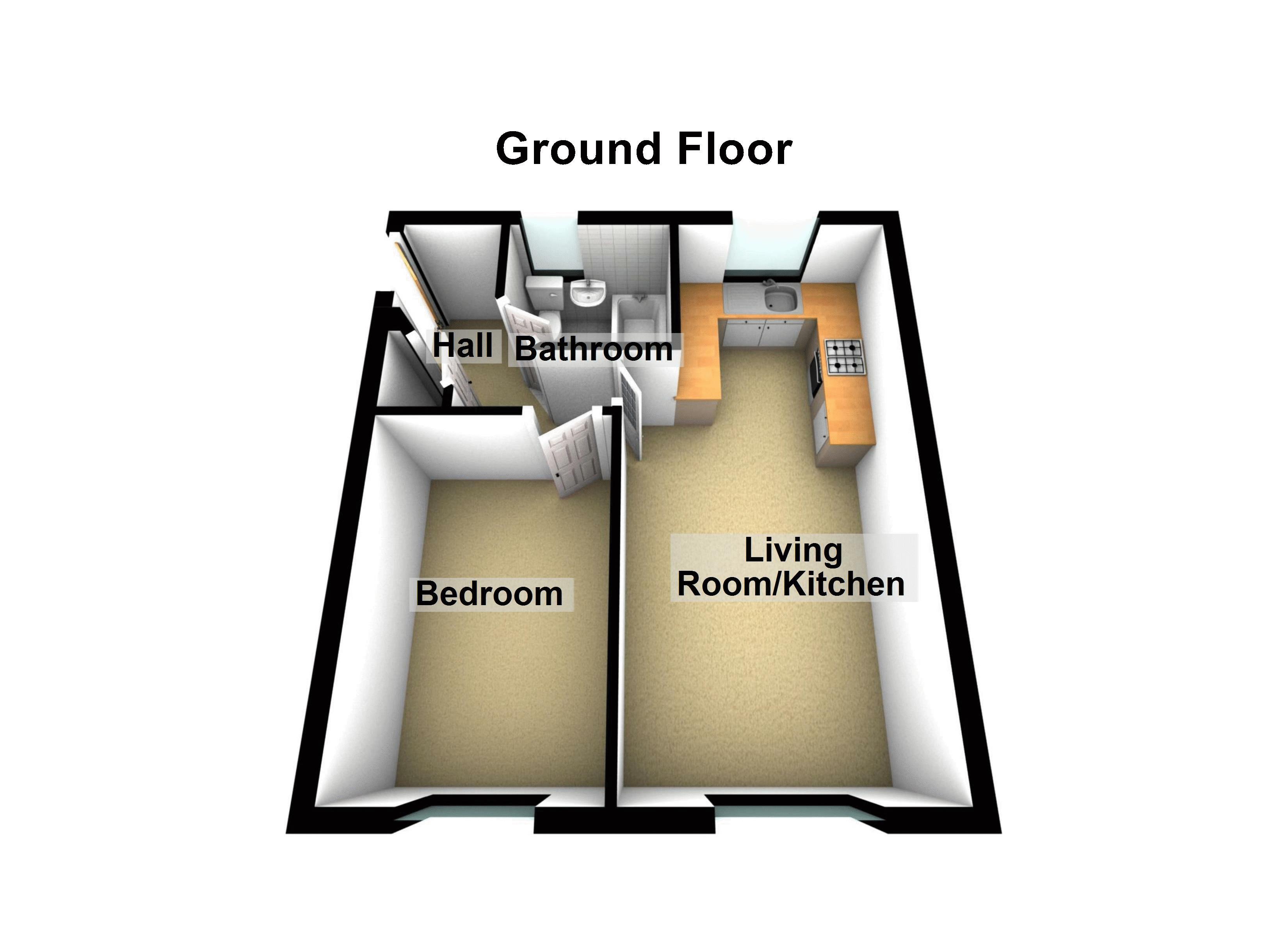 Flat 8 Helens Court, Shails Lane, Trowbridge floorplan