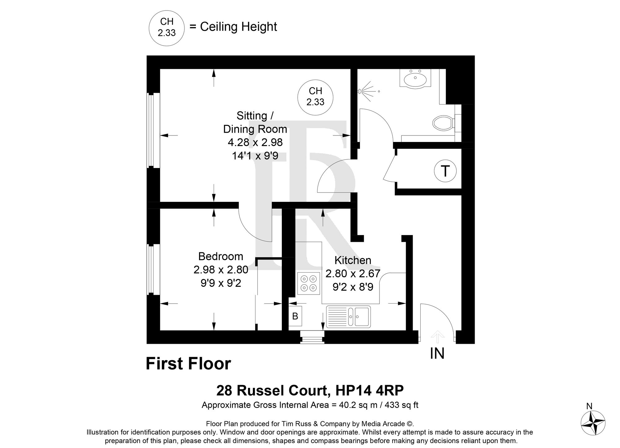 28 Russel Court Main Road, High Wycombe floorplan