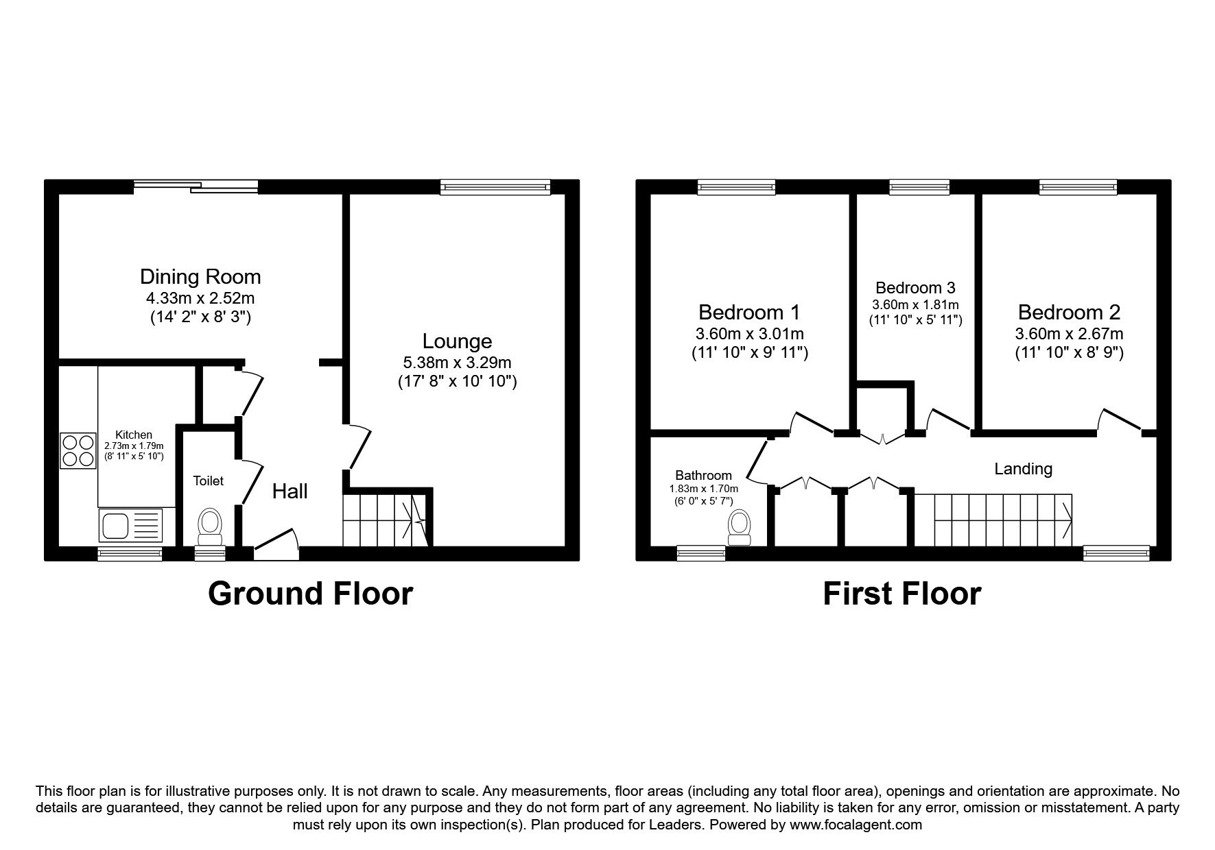 10, Grasmere Green, Northamptonshire floorplan
