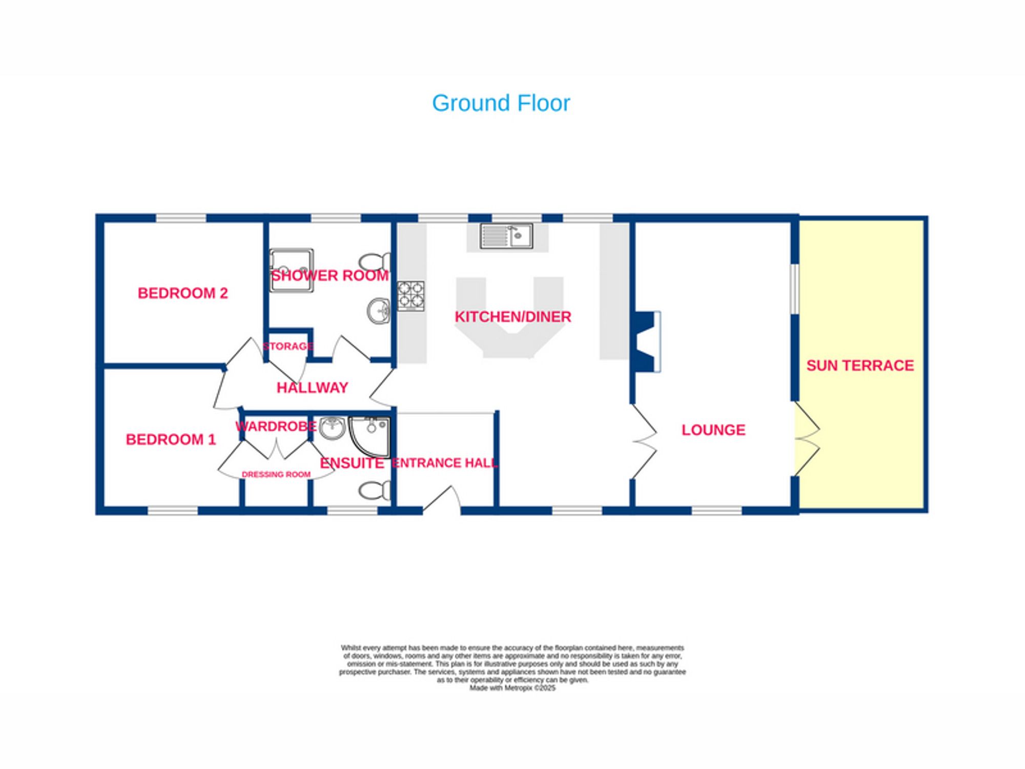 26 The Oaks, Wickford floorplan