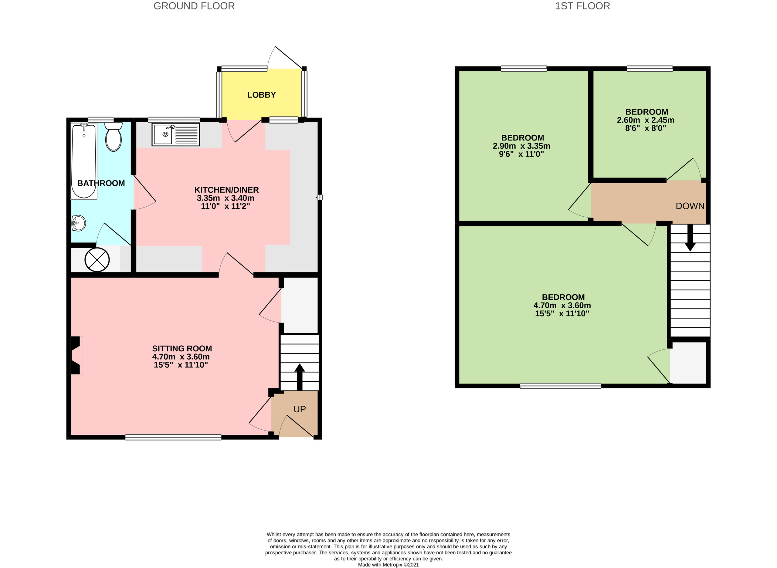 Copy of 52 Stowupland Street, Stowmarket floorplan