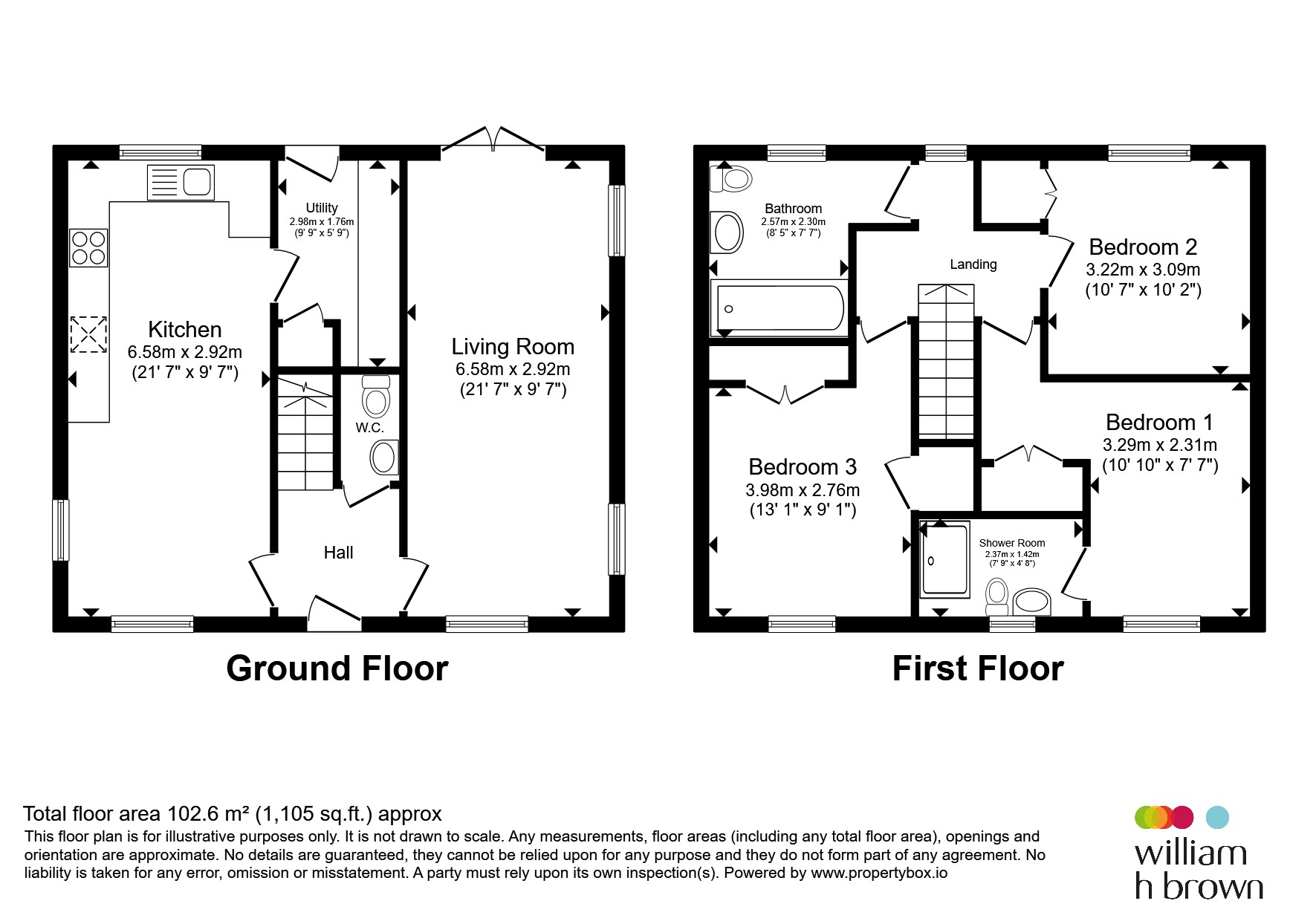 7, Castell Road, STOWMARKET floorplan
