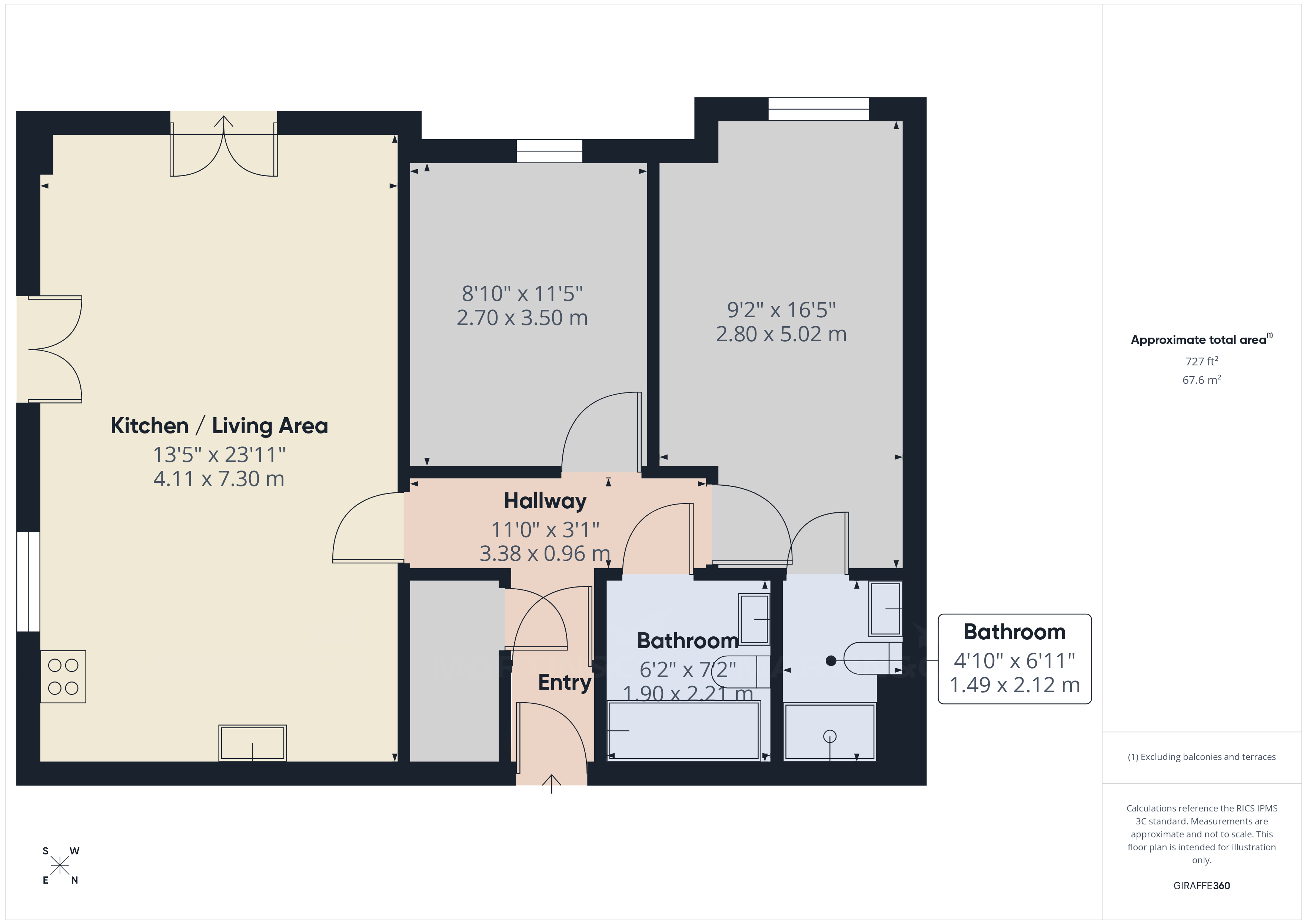 Apartment 19, Cherry Trees, Bessacarr, Doncaster floorplan