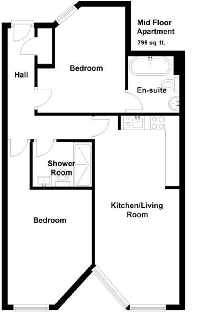 34, Titan Court, Mill Hill, NW7, Flower Lane, NW7 floorplan