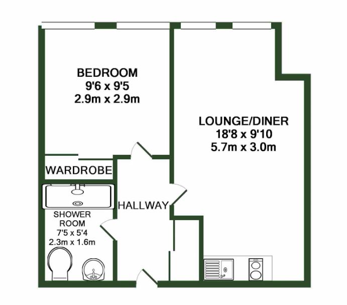 1 Bedrooms Flat to rent in Week Street, Maidstone, Kent ME14