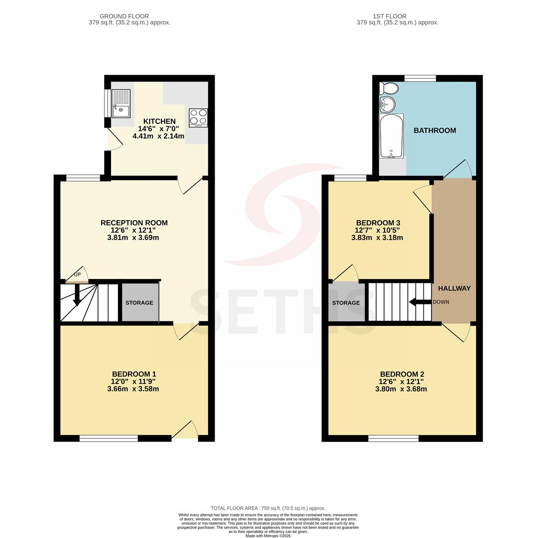 Windermere Street, Leicester floorplan