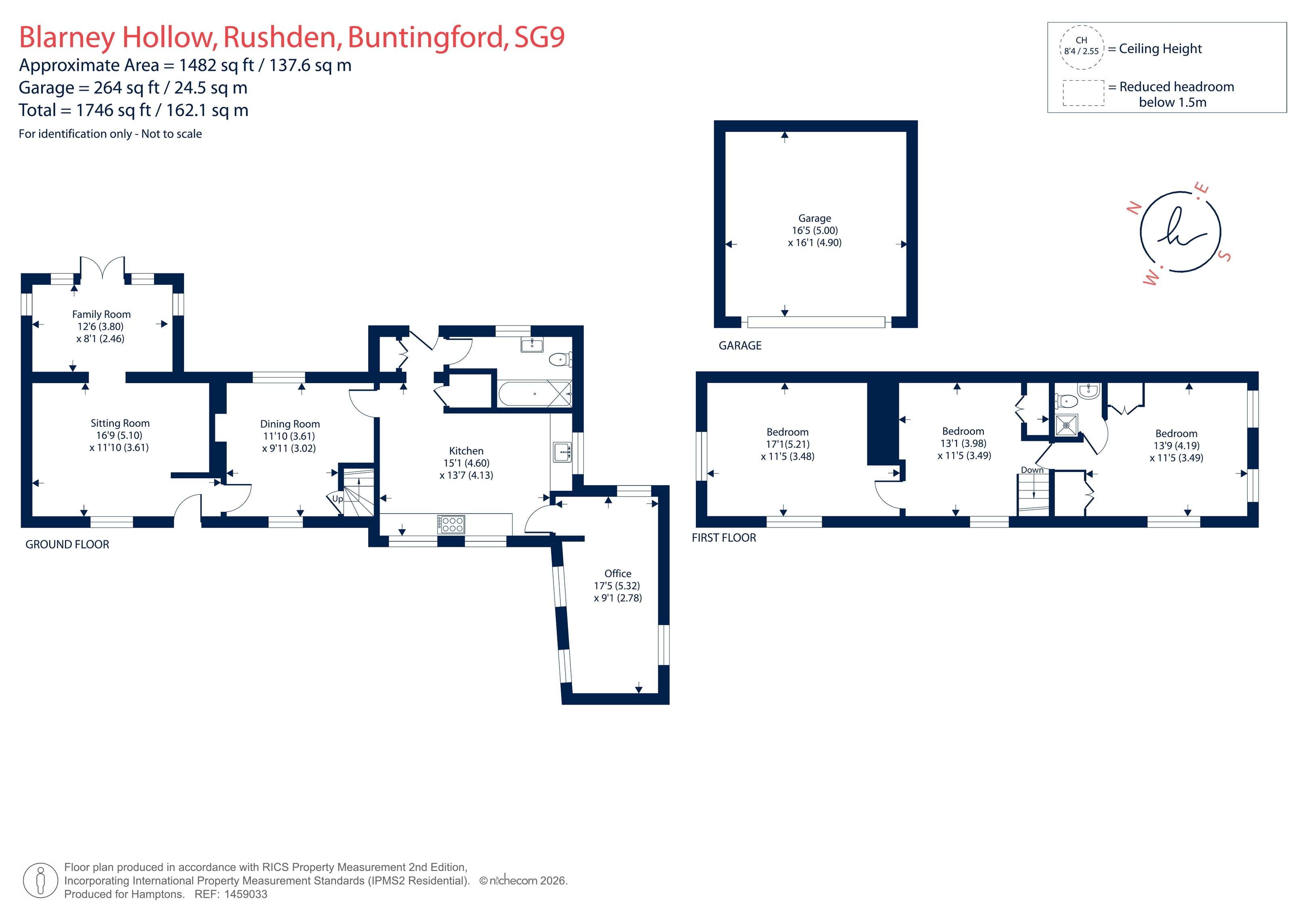 Blarney Hollow, School Lane, Rushden, Buntingford floorplan
