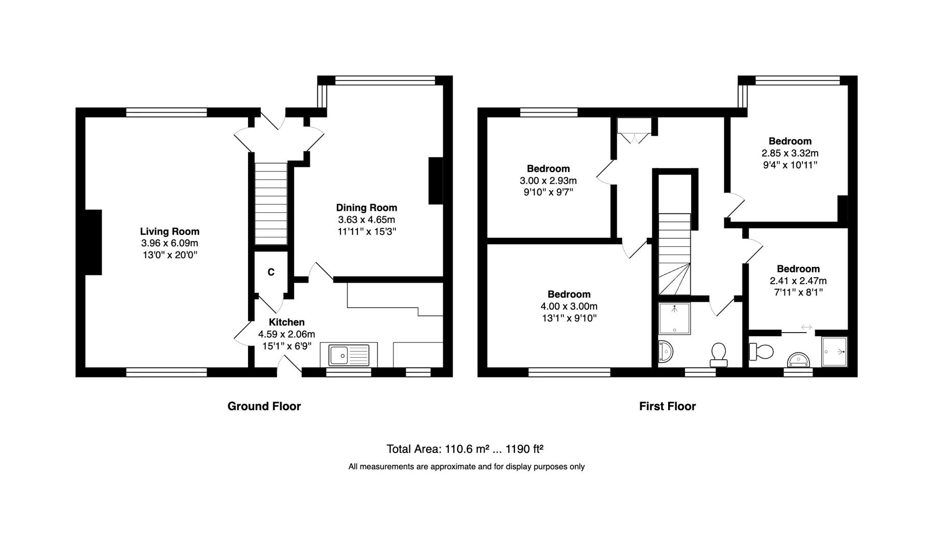 1, The Grove, Leeds floorplan