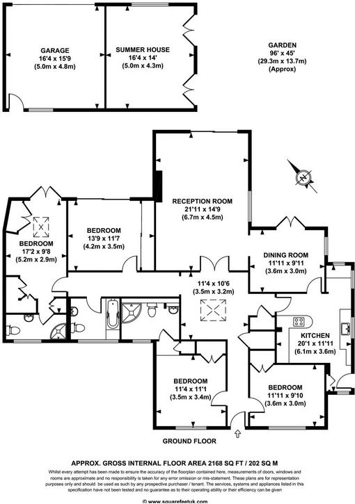 Fairmile Lane, Cobham, Surrey KT11, 4 bedroom bungalow to rent