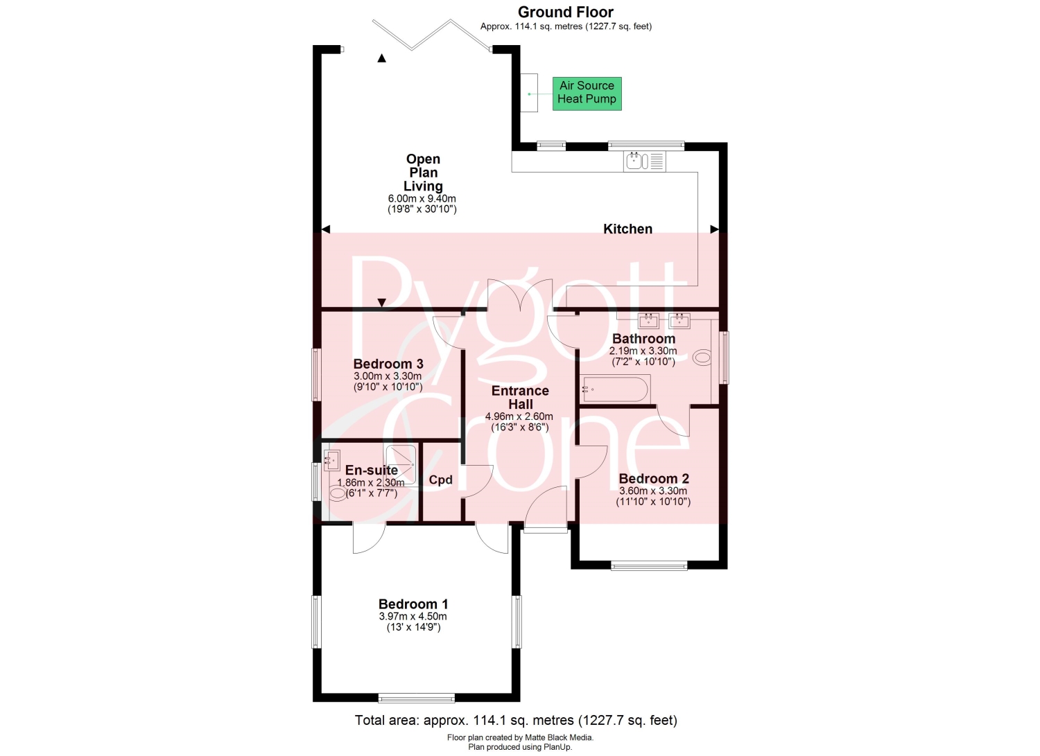 Walnut Close, Boston floorplan