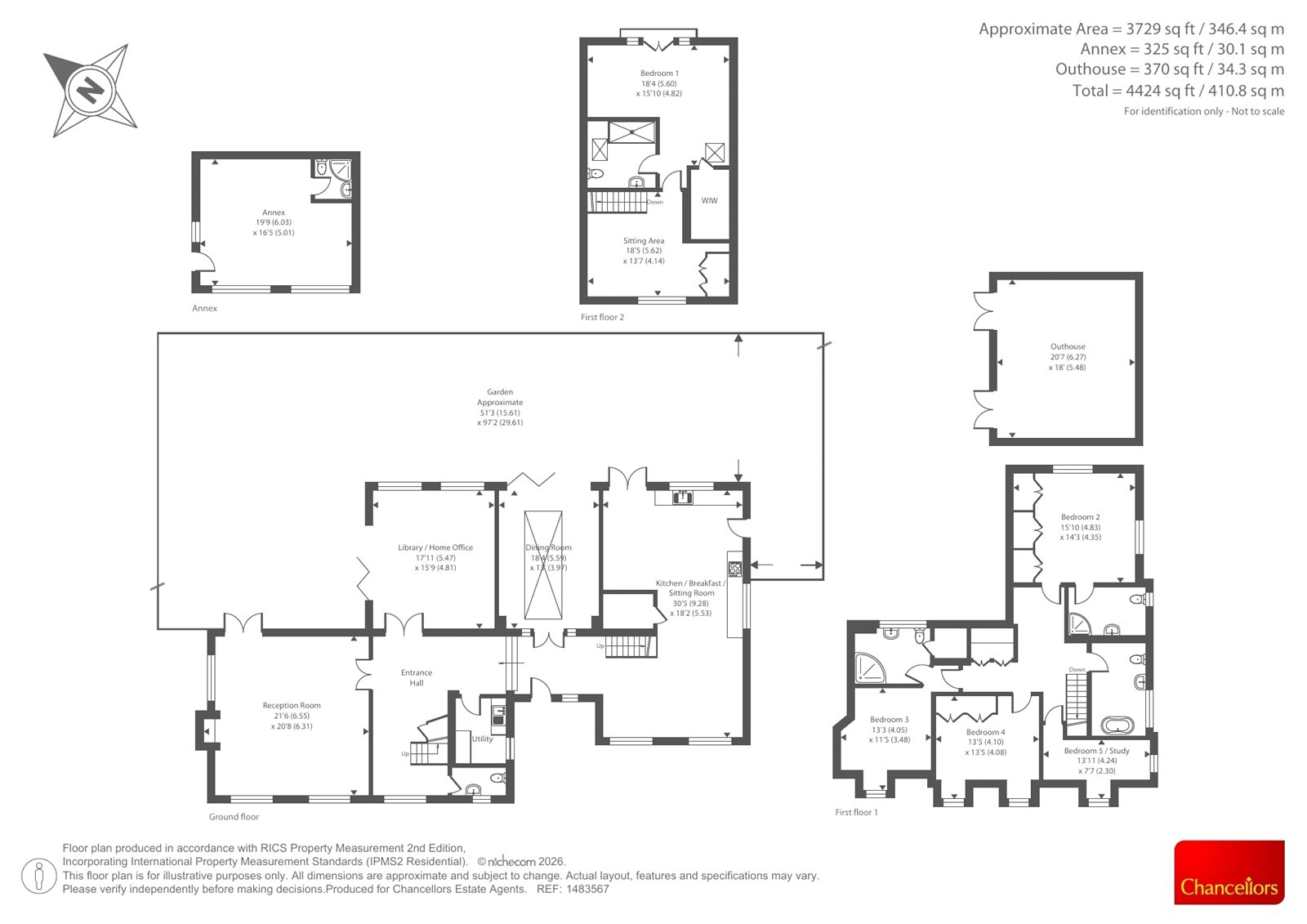 Broadway House,, Chartridge, Buckinghamshire floorplan