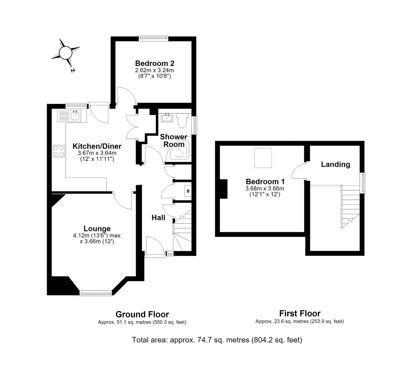 33, Common View, Letchworth Garden City floorplan