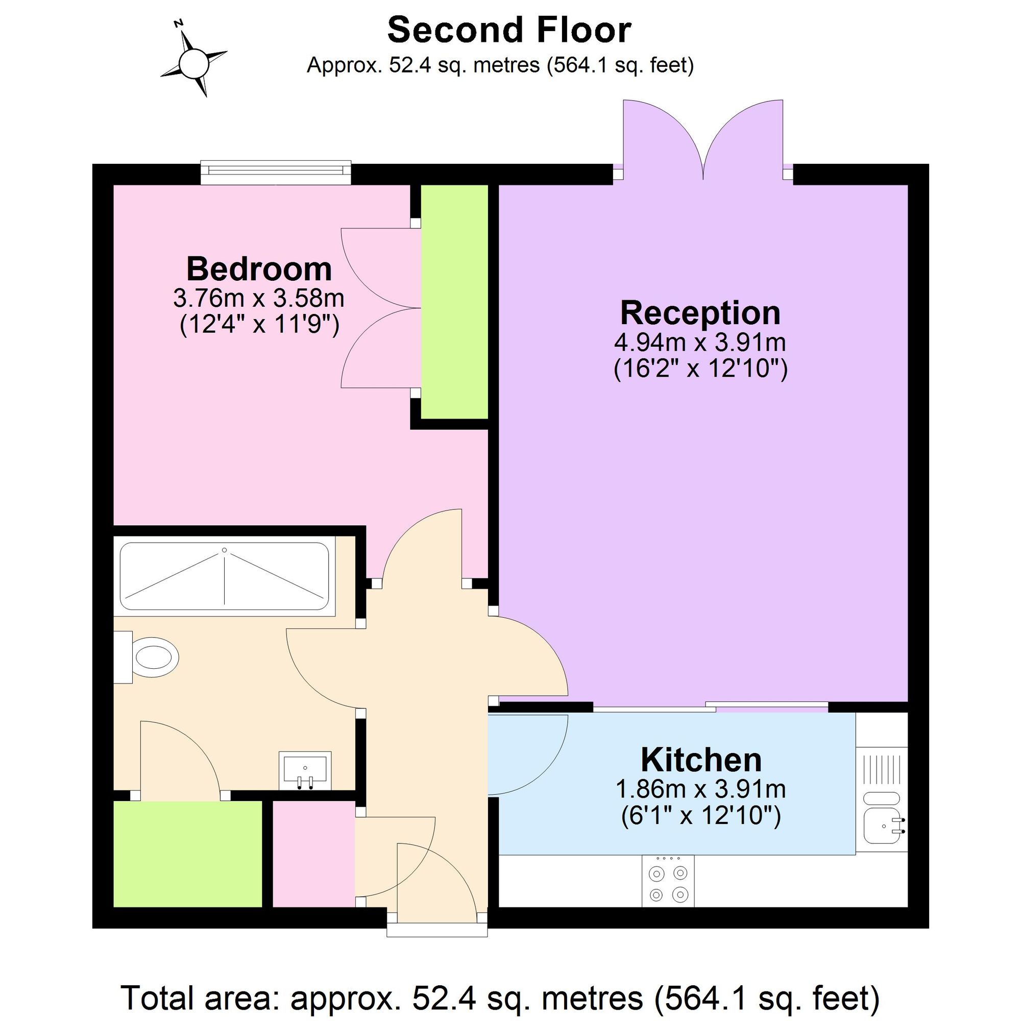 11 Parklands Court, Edgware floorplan