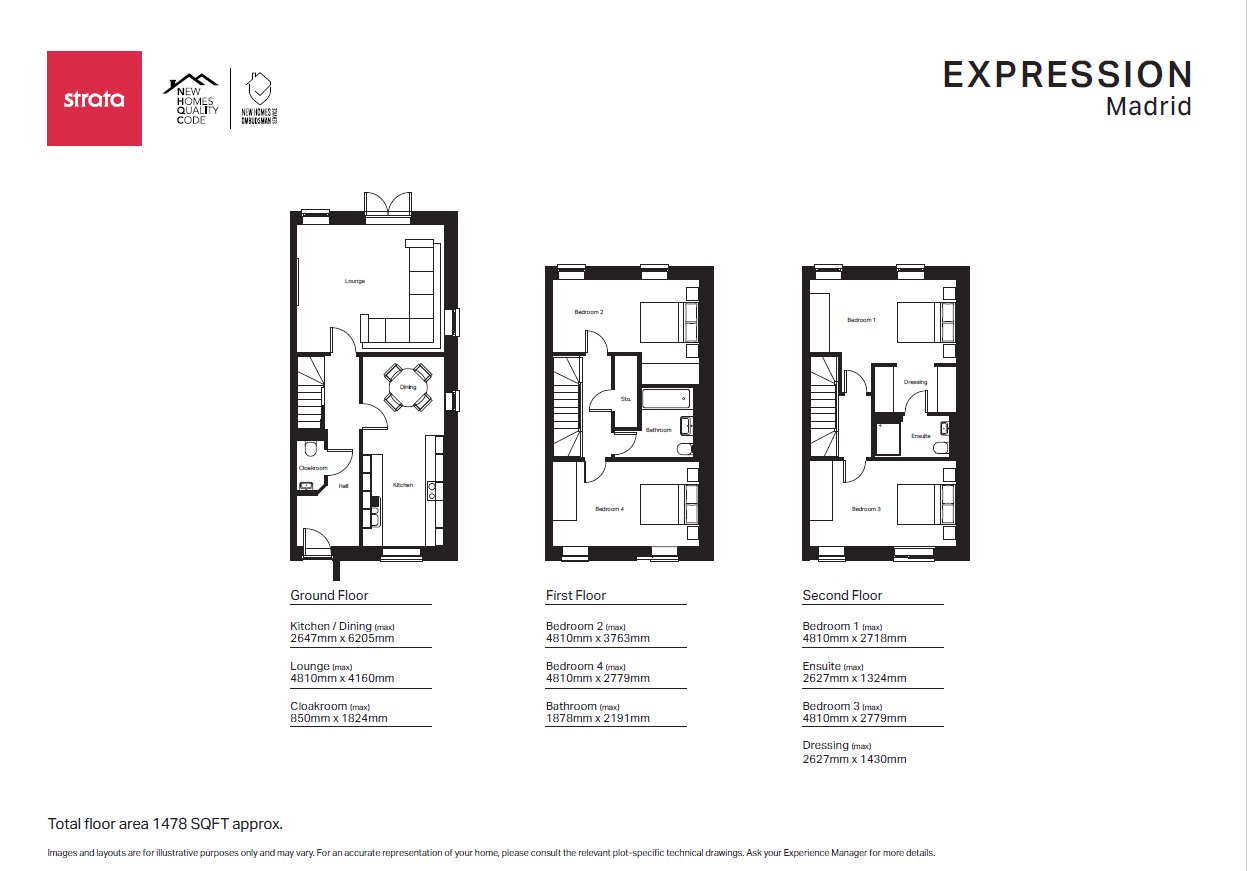 The Madrid,, Expression, Wingerworth floorplan