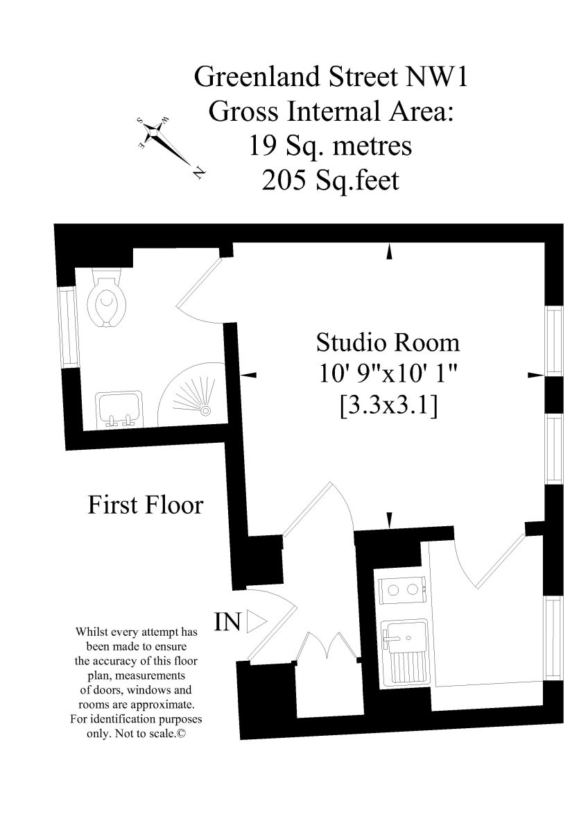 0 Bedrooms Studio to rent in Greenland Street, London NW1