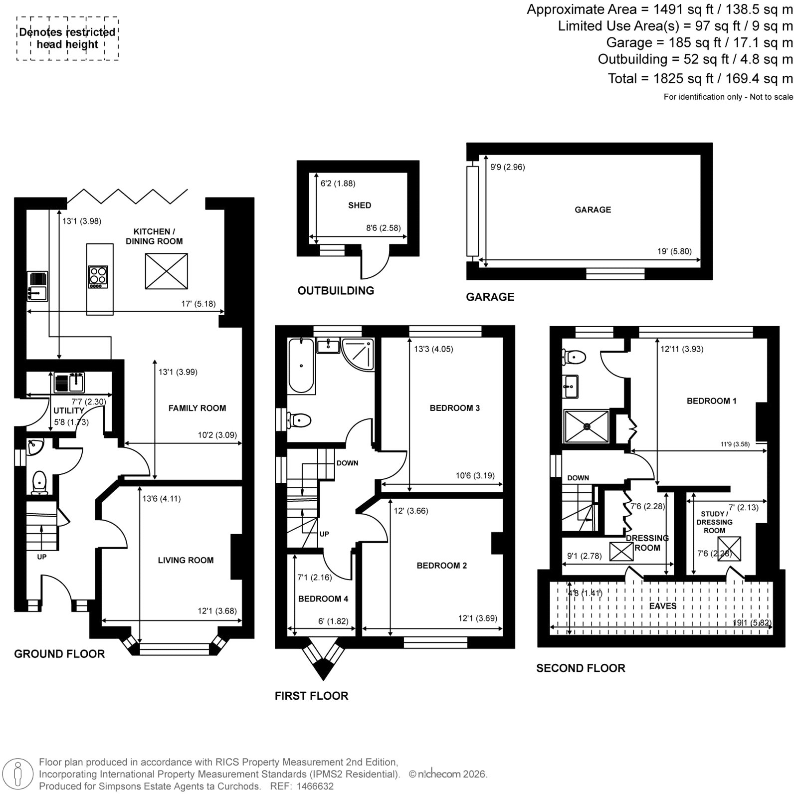 46, Sidney Road, Walton-On-Thames floorplan