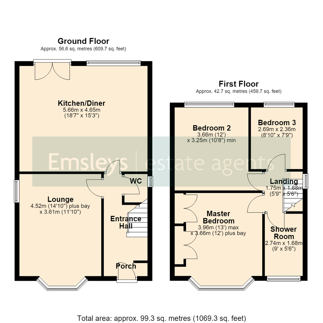 18A, Kelmscott Green, Leeds floorplan