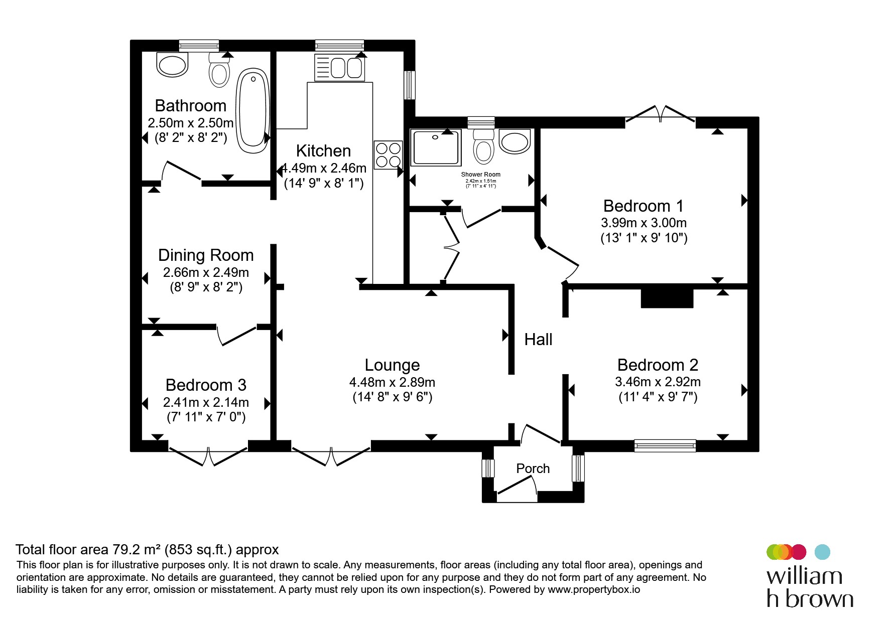 3, Lowgate, Spalding floorplan