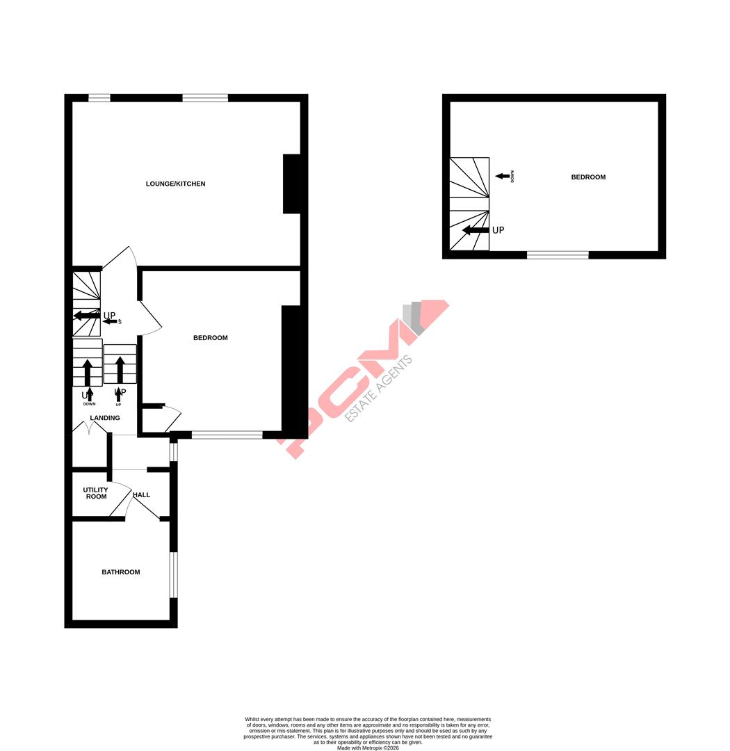 Flat 3, 19, White Rock, Hastings floorplan