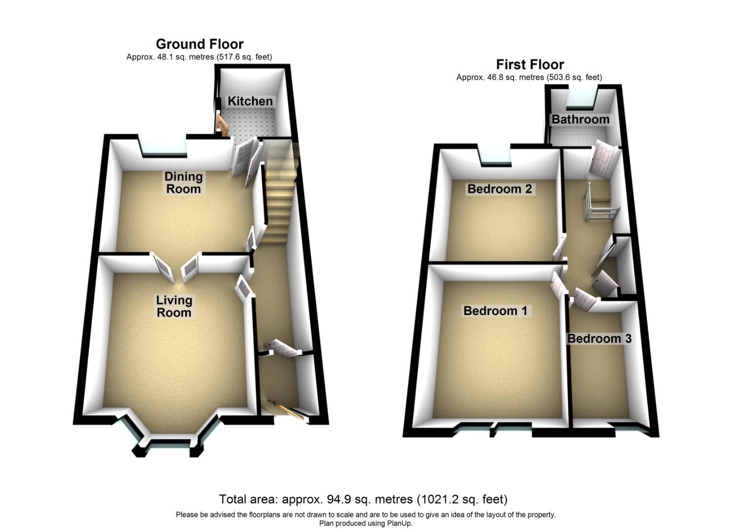 Sandringham Gardens, North Shields NE29, 3 bedroom terraced house for