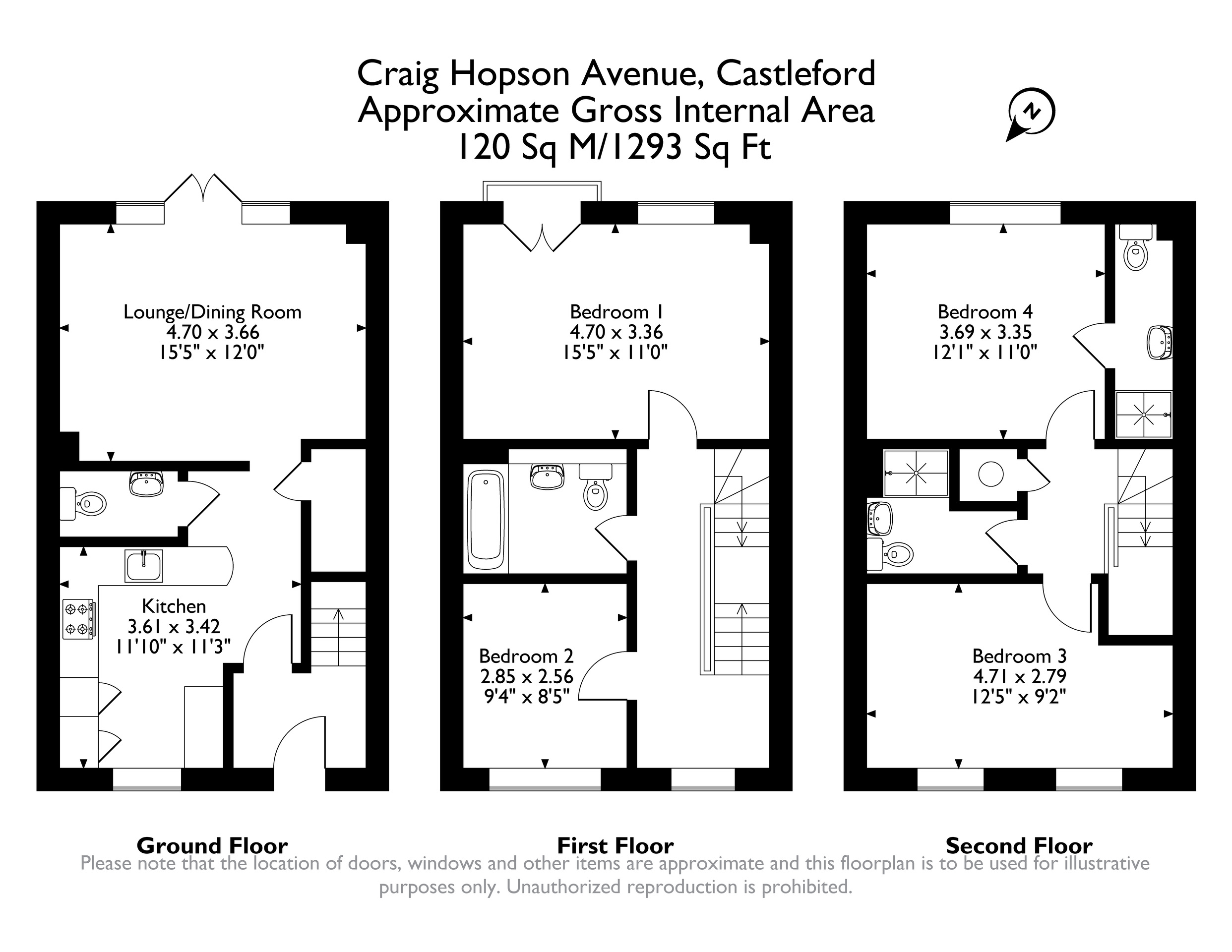 123 Craig Hopson Avenue, Castleford floorplan