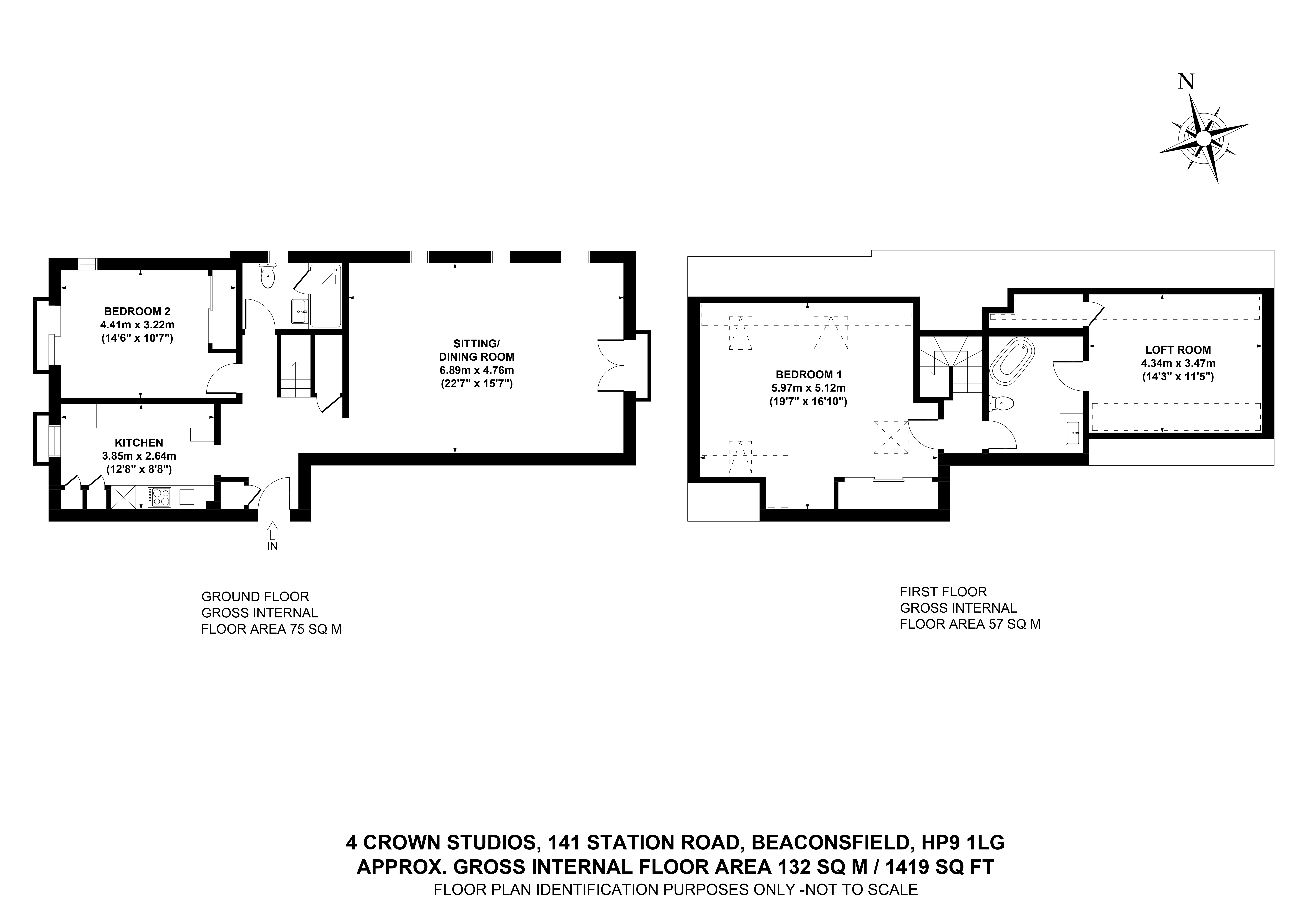 4, Crown Studios, 141, Station Road, Beaconsfield floorplan