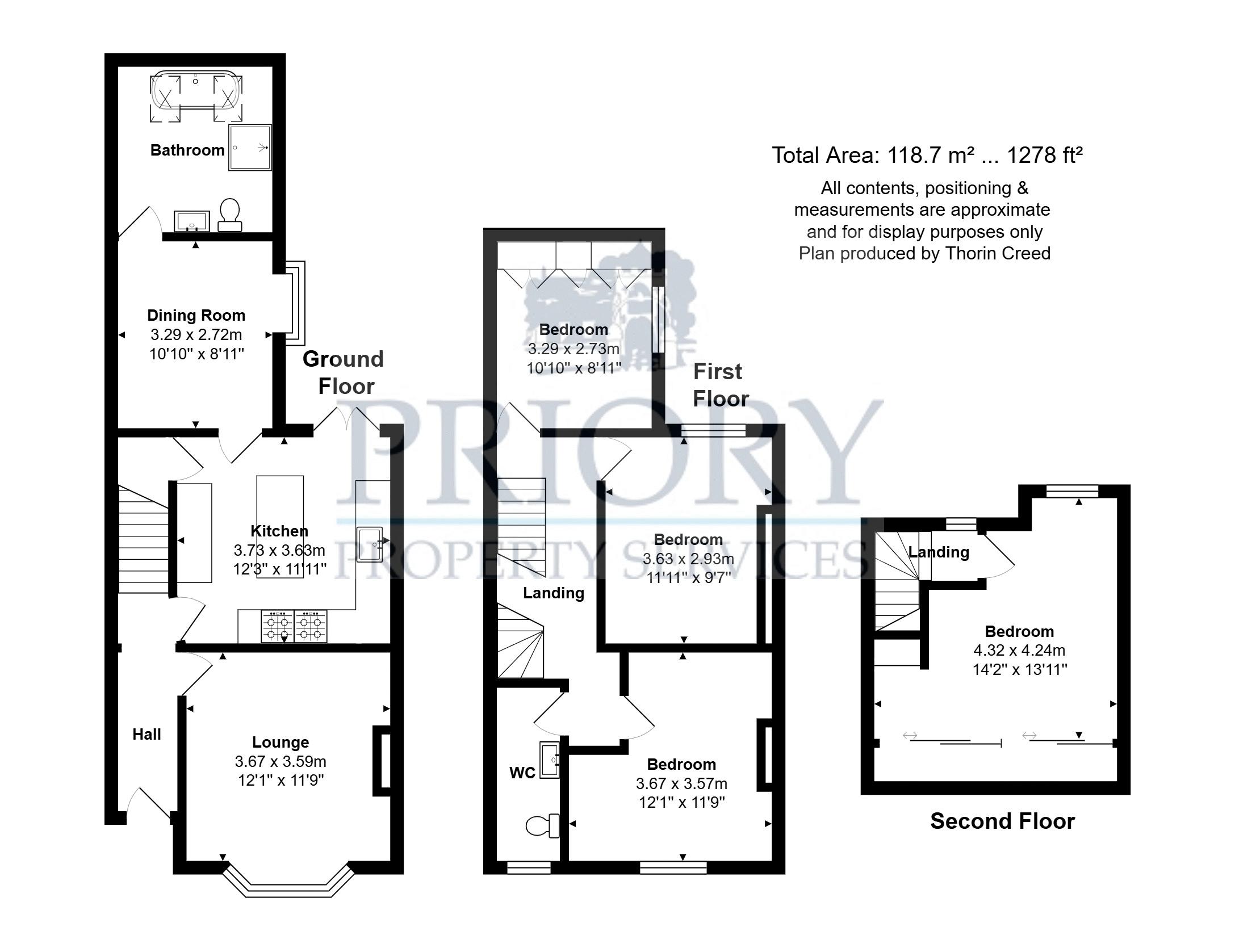 150, High Street, Harriseahead floorplan