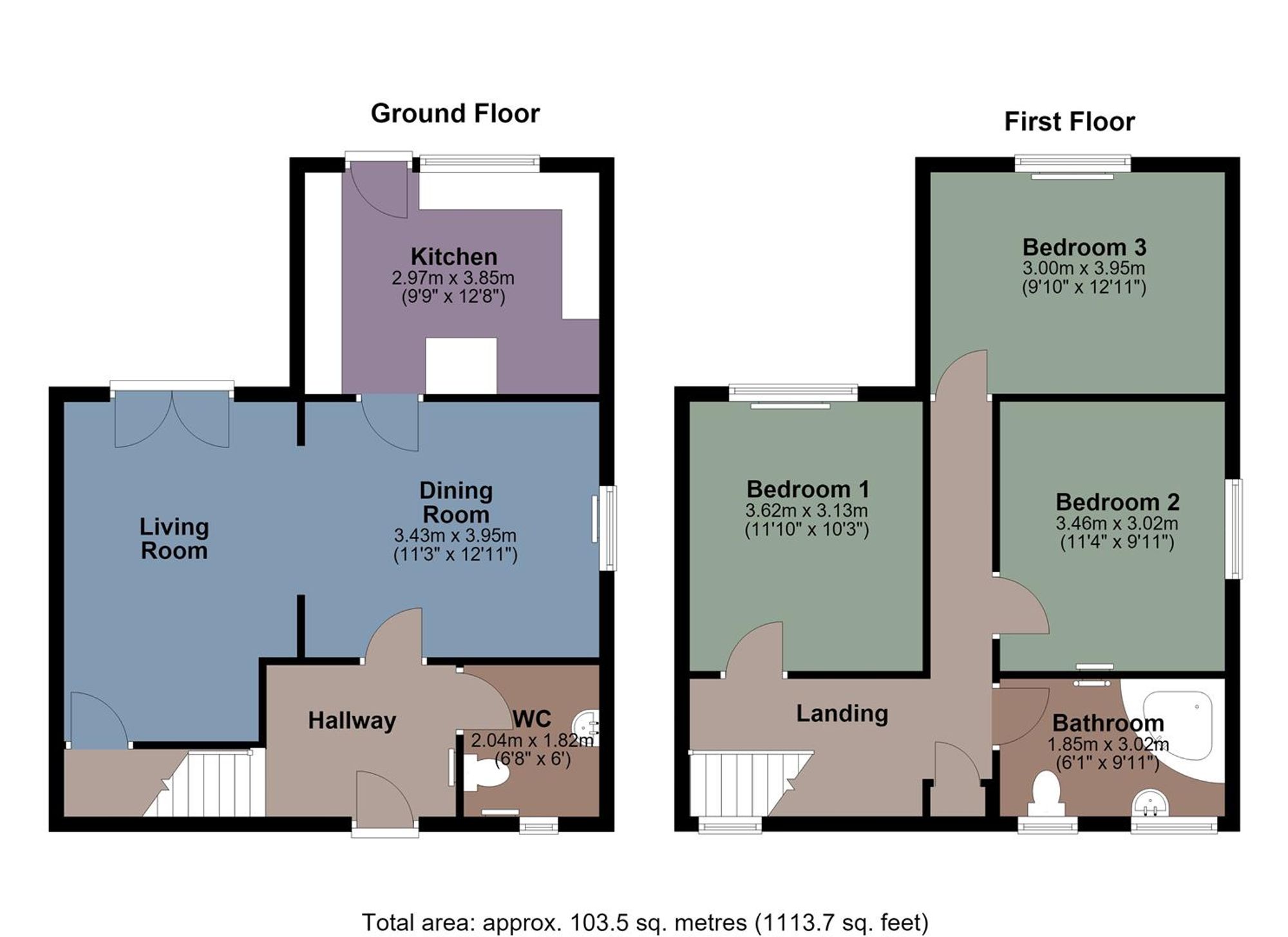 6, Clas-Yr-Onnen, Swansea floorplan