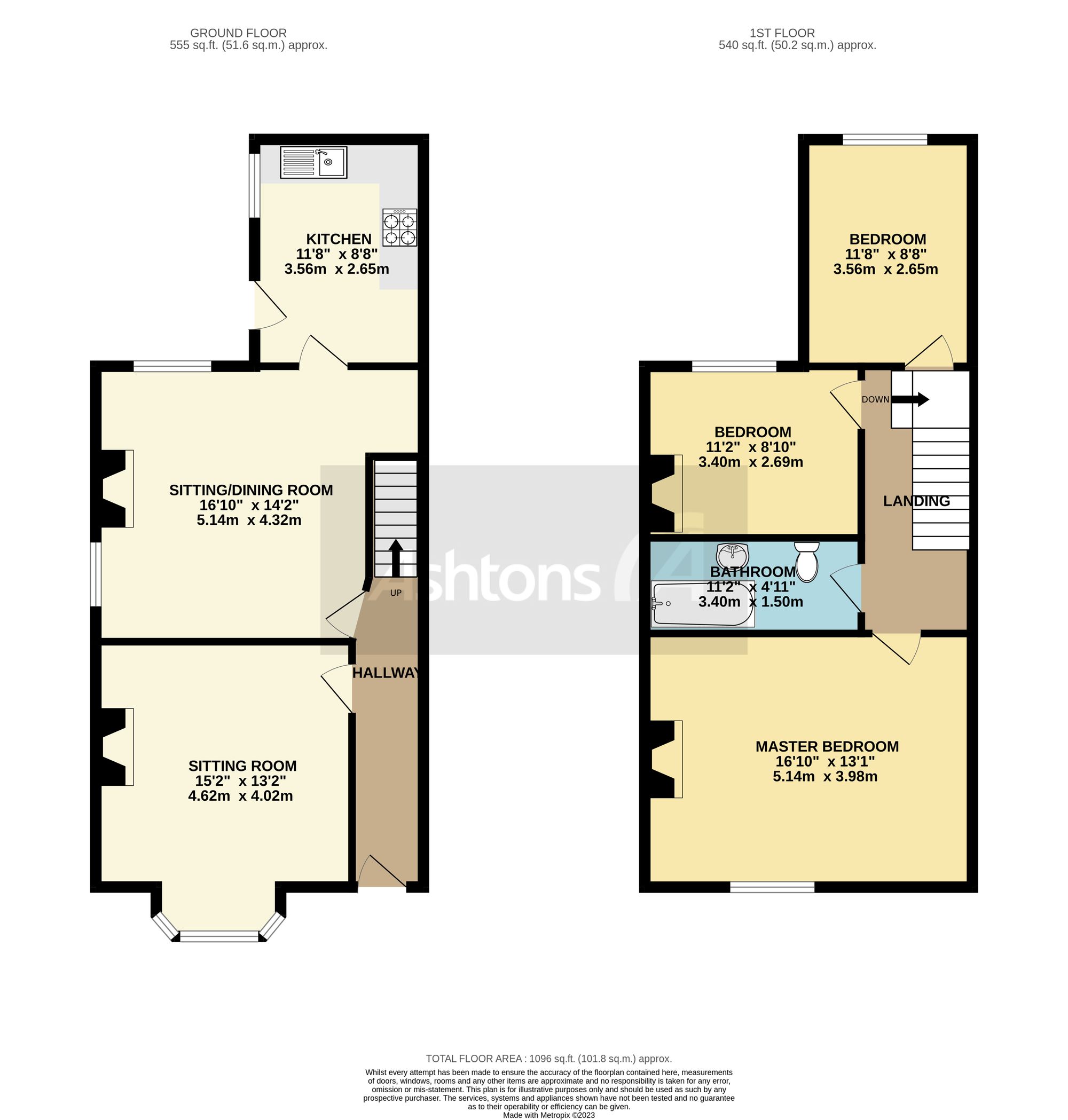412 Downall Green Road, Wigan floorplan