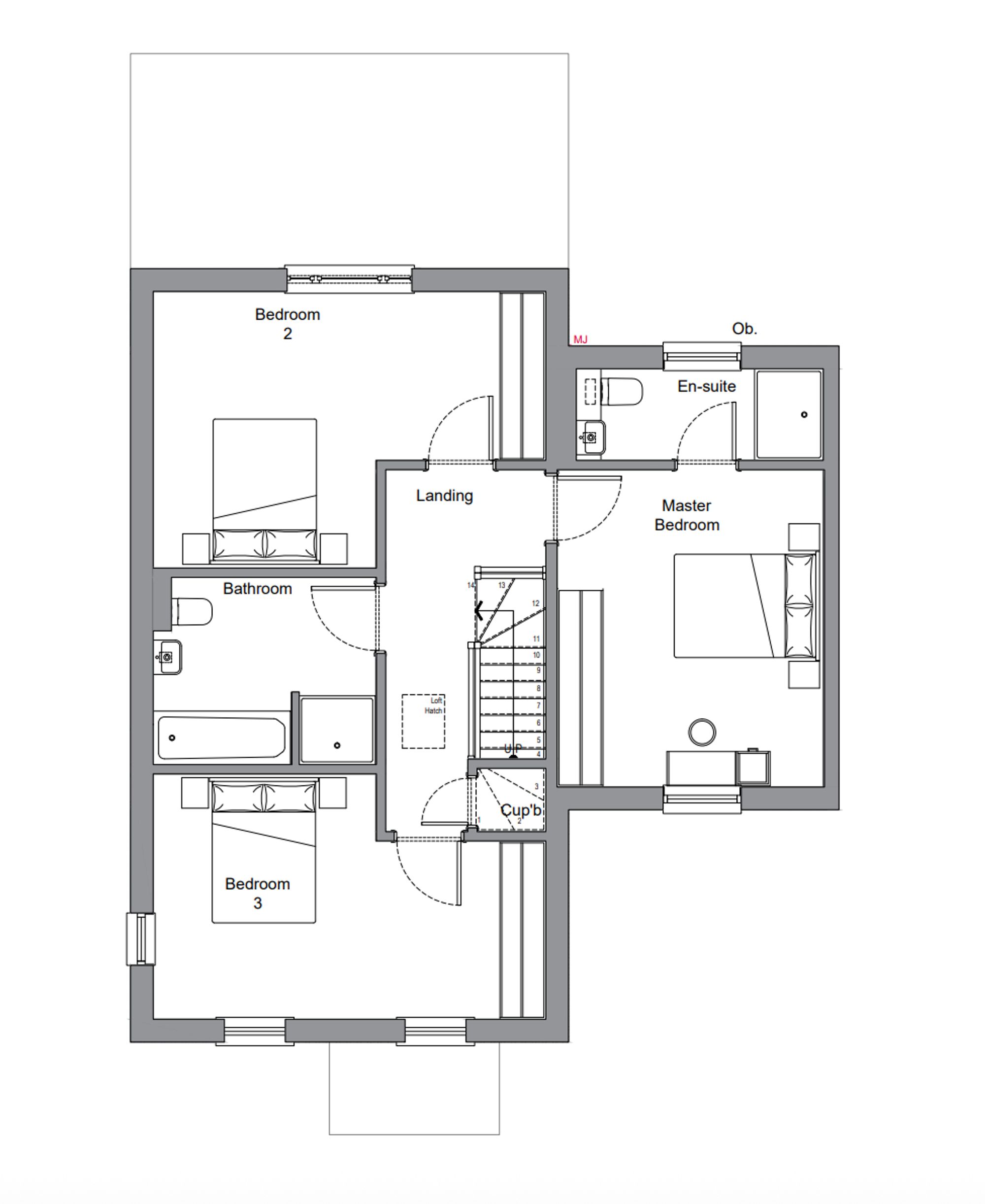 Plot 1, Alexander Mews, Brentwood floorplan
