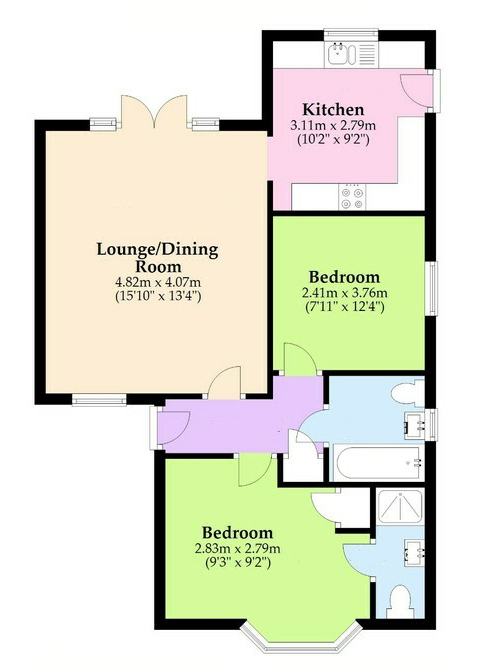 243a, Columbia Road, BOURNEMOUTH floorplan